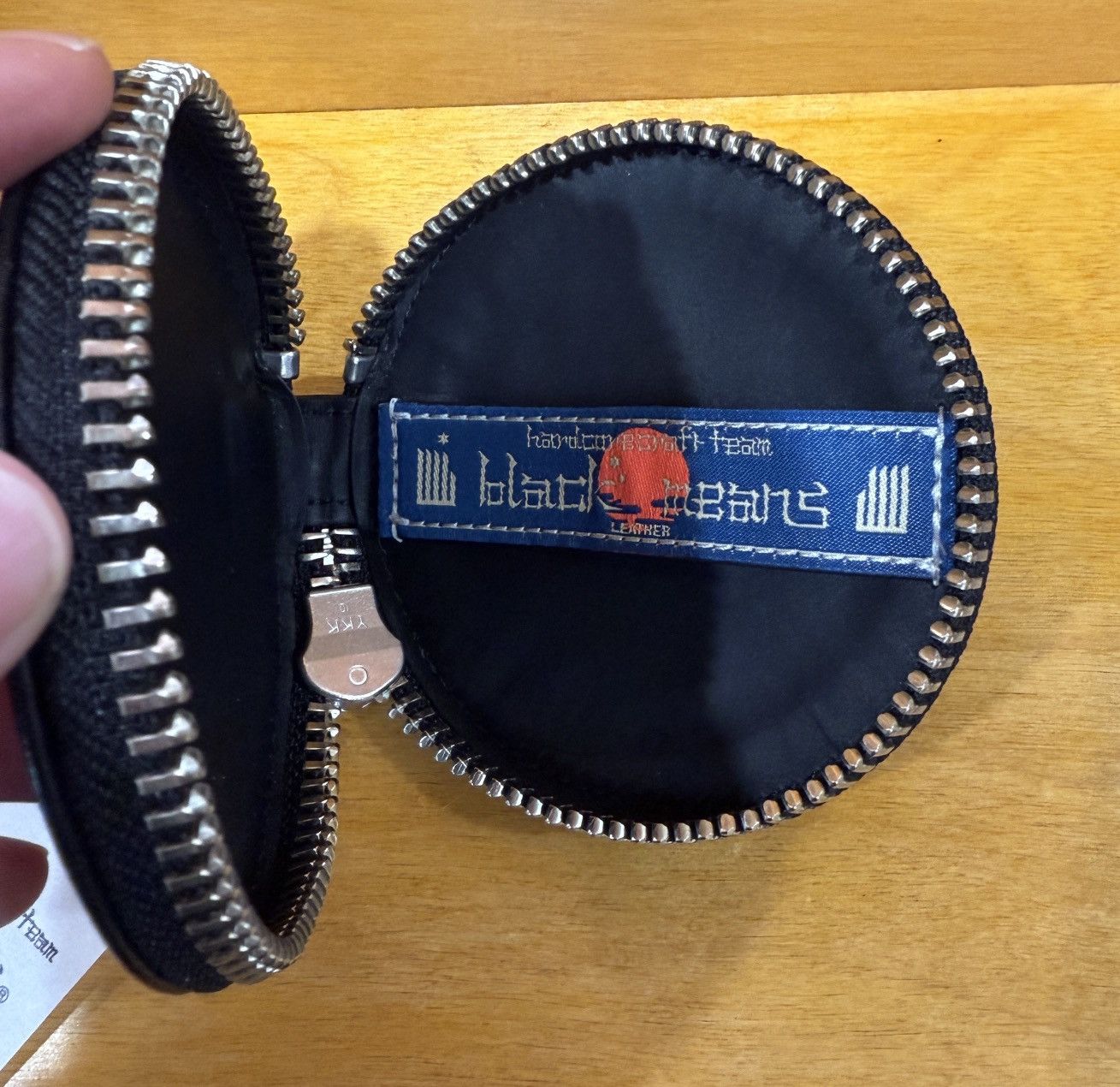 Blackmeans NEW Brain Dead Black means logo leather coin pouch purse Size ONE SIZE - 3 Thumbnail