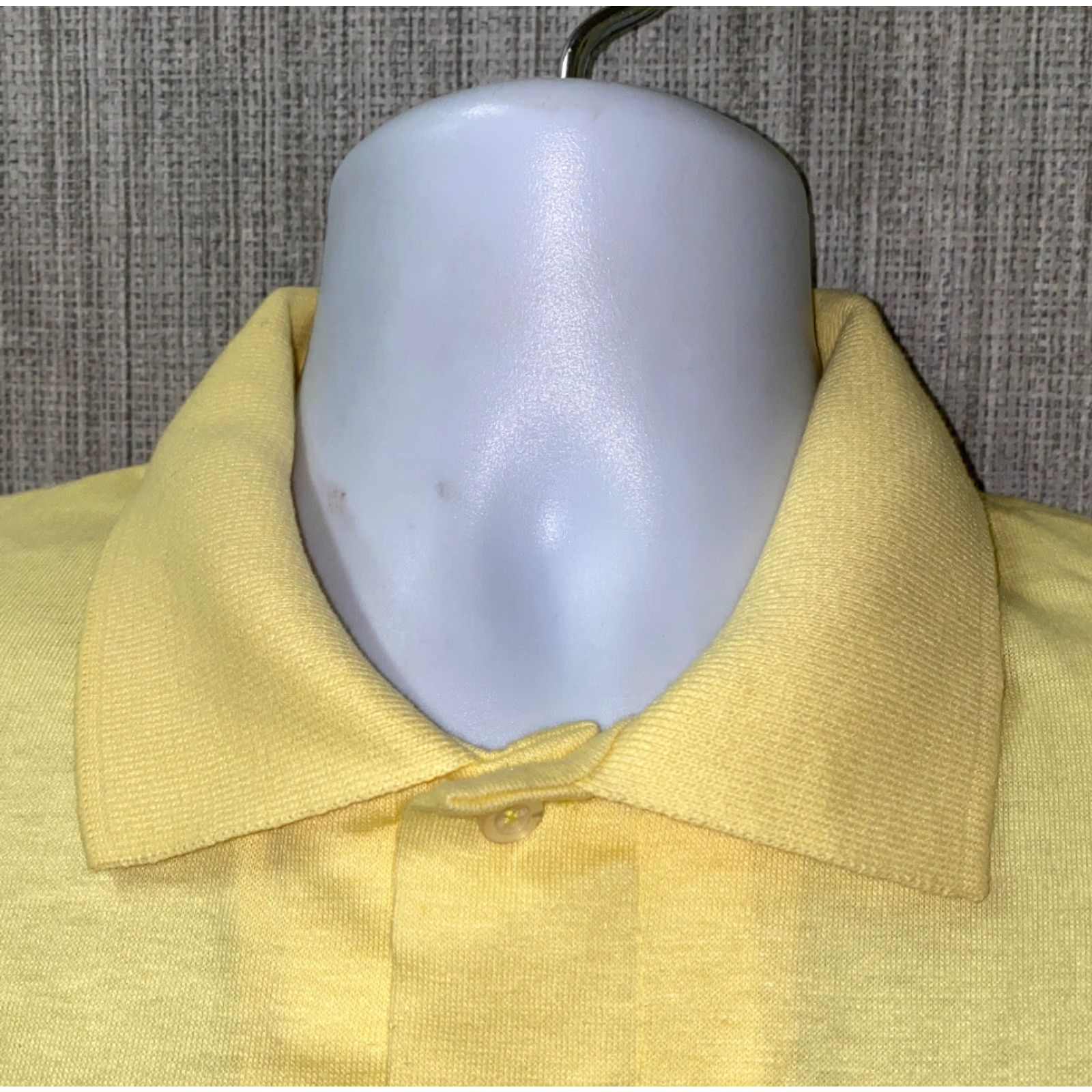 Hanes VINTAGE Hanes Golf Polo Shirt Size L Yellow USA 1980s 1990s Mens Size US L / EU 52-54 / 3 - 4 Thumbnail