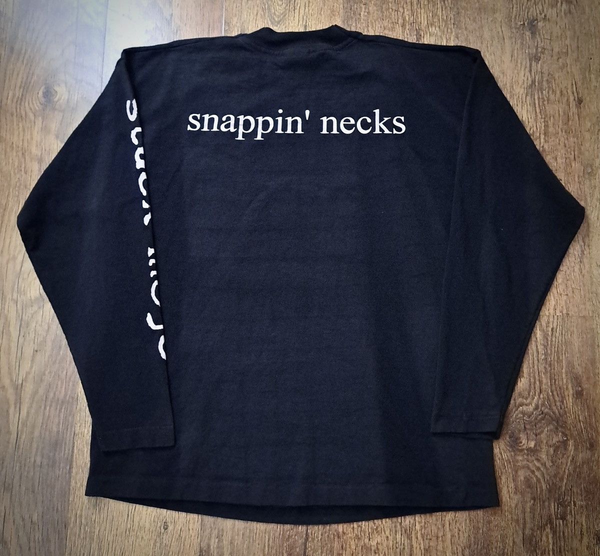 Band Tees × Vintage STUCK MOJO x SNAPPIN' NECKS x Long Sleeve Size US XL / EU 56 / 4 - 2 Thumbnail