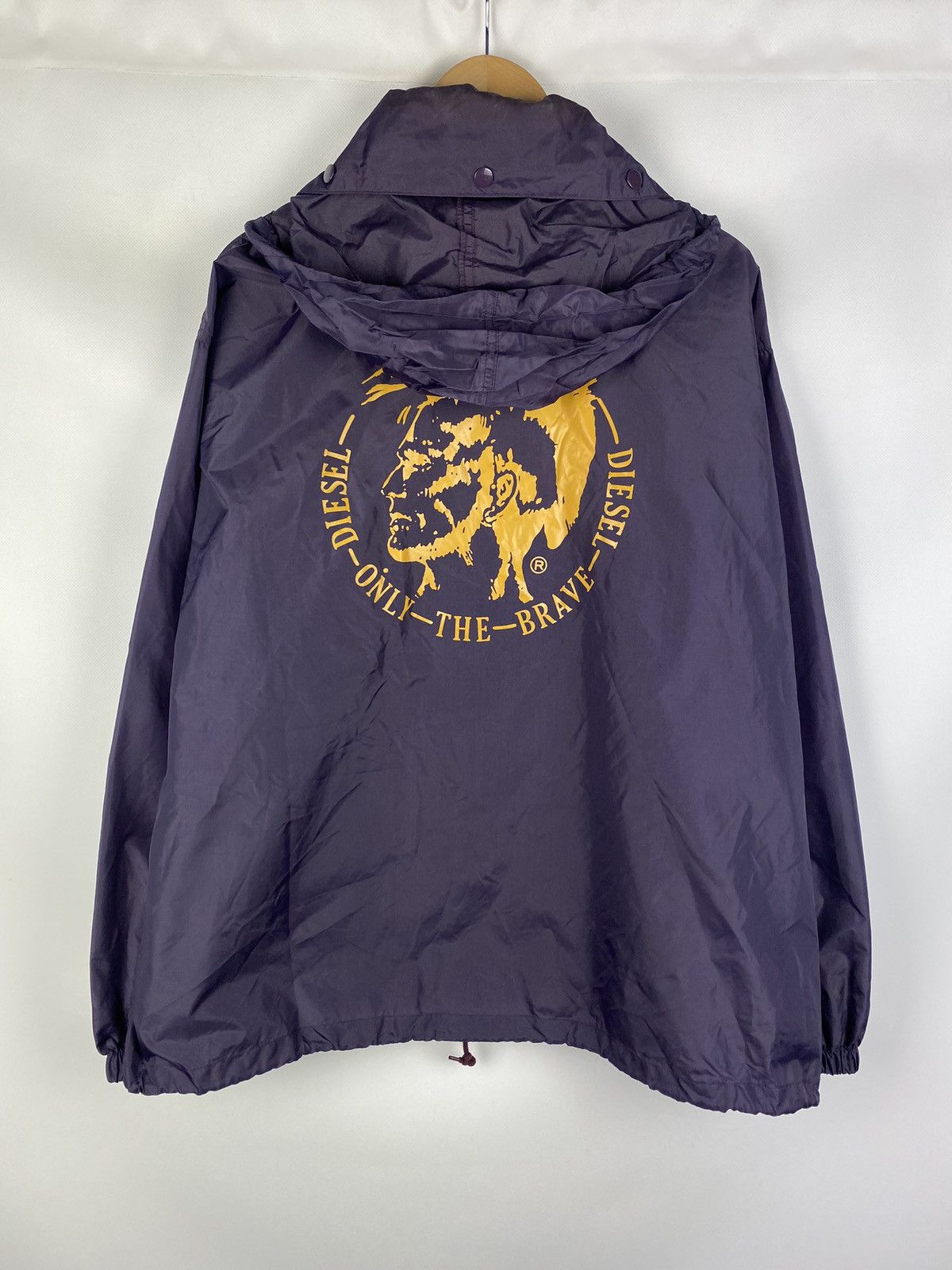 Diesel × Vintage VTG Diesel men’s nylon big logo coach jacket size L Size US L / EU 52-54 / 3 - 10 Thumbnail