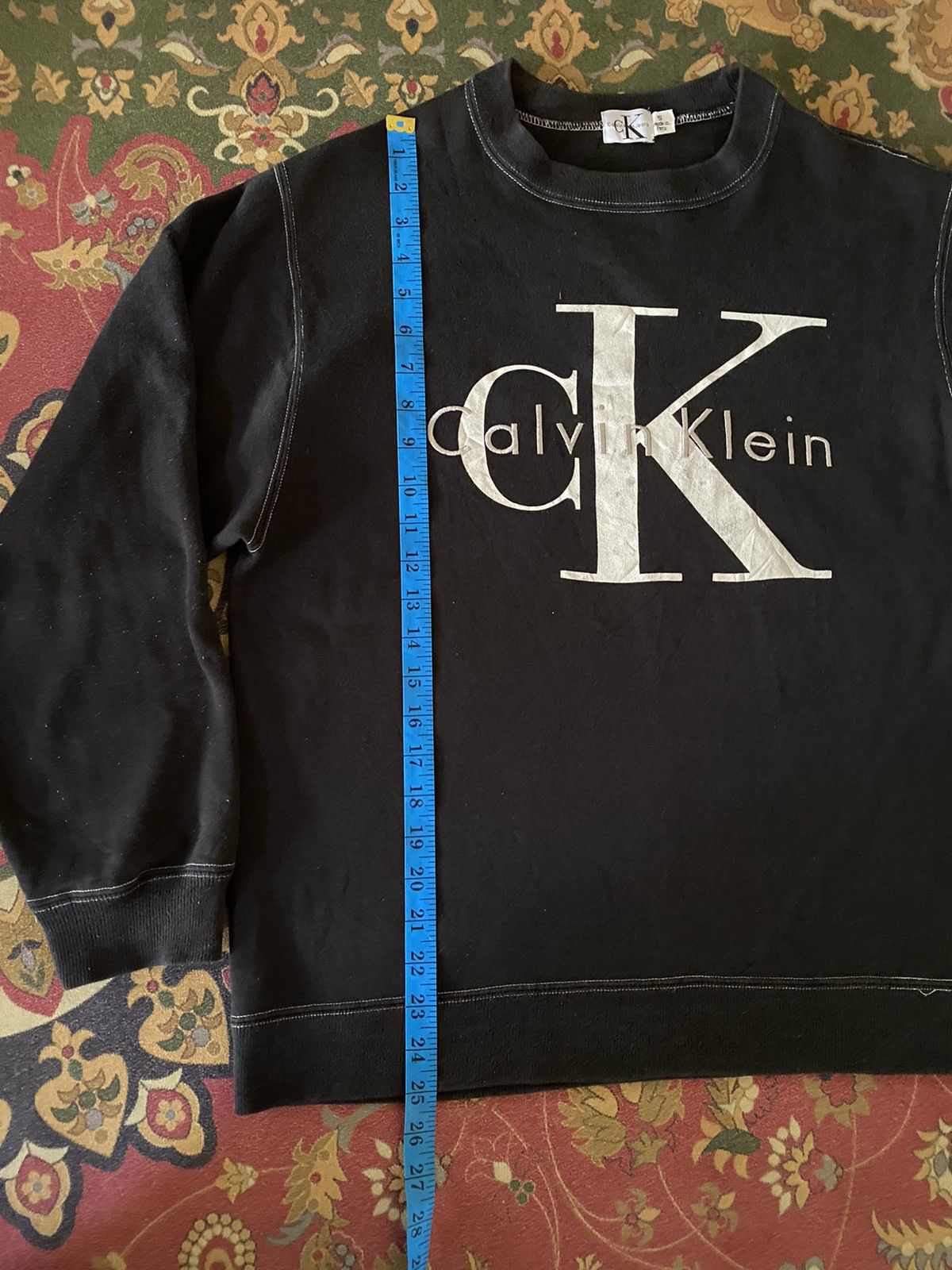 Calvin Klein Vintage Calvin Klein Big Logo Sweatshirt Size US M / EU 48-50 / 2 - 11 Thumbnail