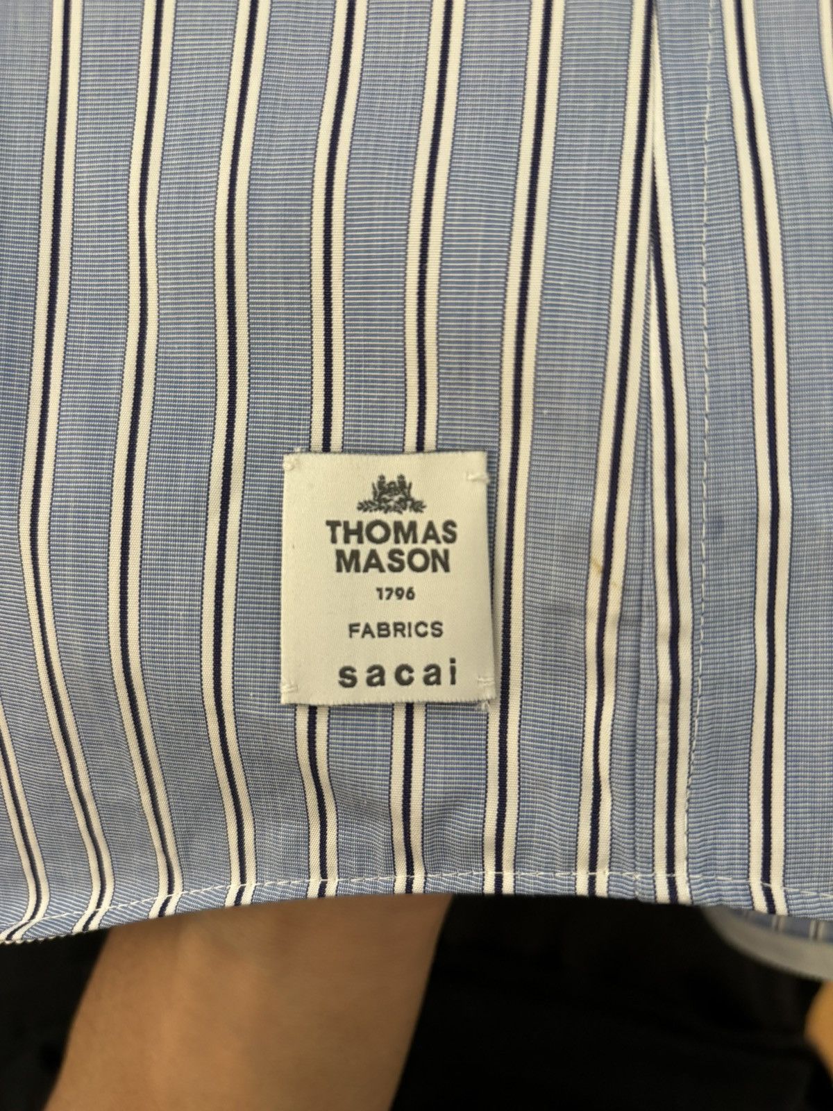 Sacai Sacai Blue Handkerchief Hem Minidress Size S / US 4 / IT 40 - 6 Thumbnail