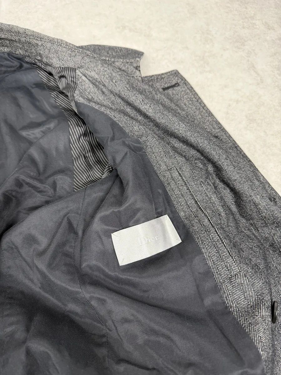 Dior AW2008 Dior Grey Wool Classy Belted Long Jacket Size US M / EU 48-50 / 2 - 13 Thumbnail