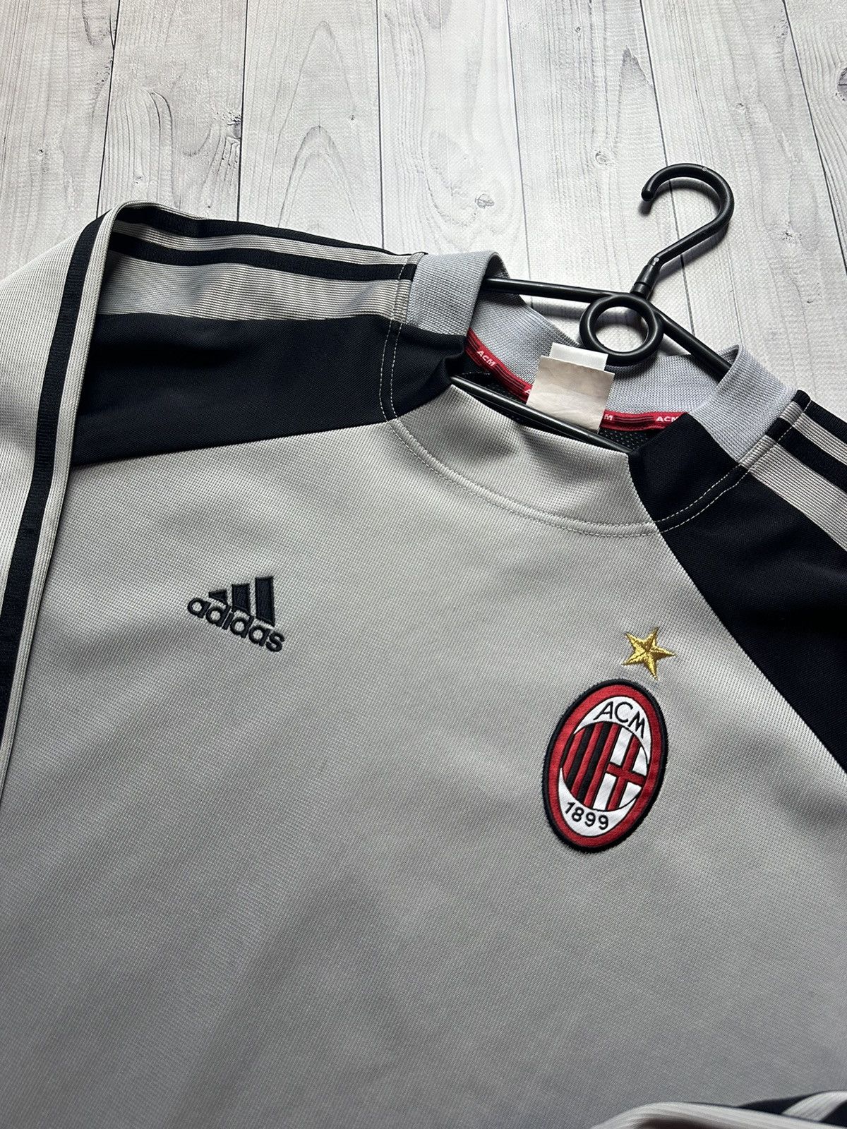 Adidas × Vintage Vintage AC Milan adidas Equipment professional sweatshirt XL Size US XL / EU 56 / 4 - 2 Thumbnail