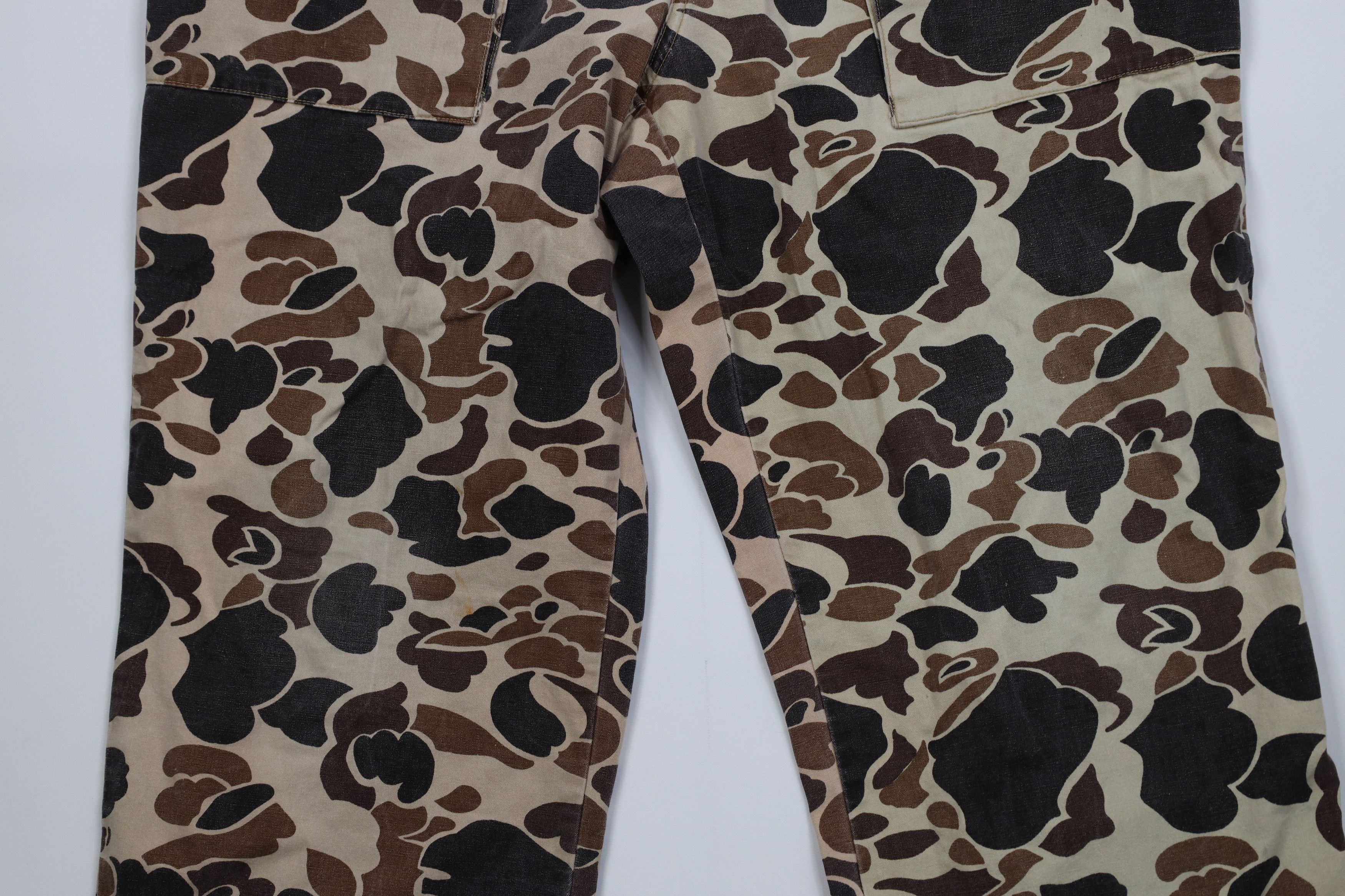 Vintage Vintage 70s 80s Streetwear Duck Camouflage Wide Leg Pants Size US 36 / EU 52 - 3 Thumbnail