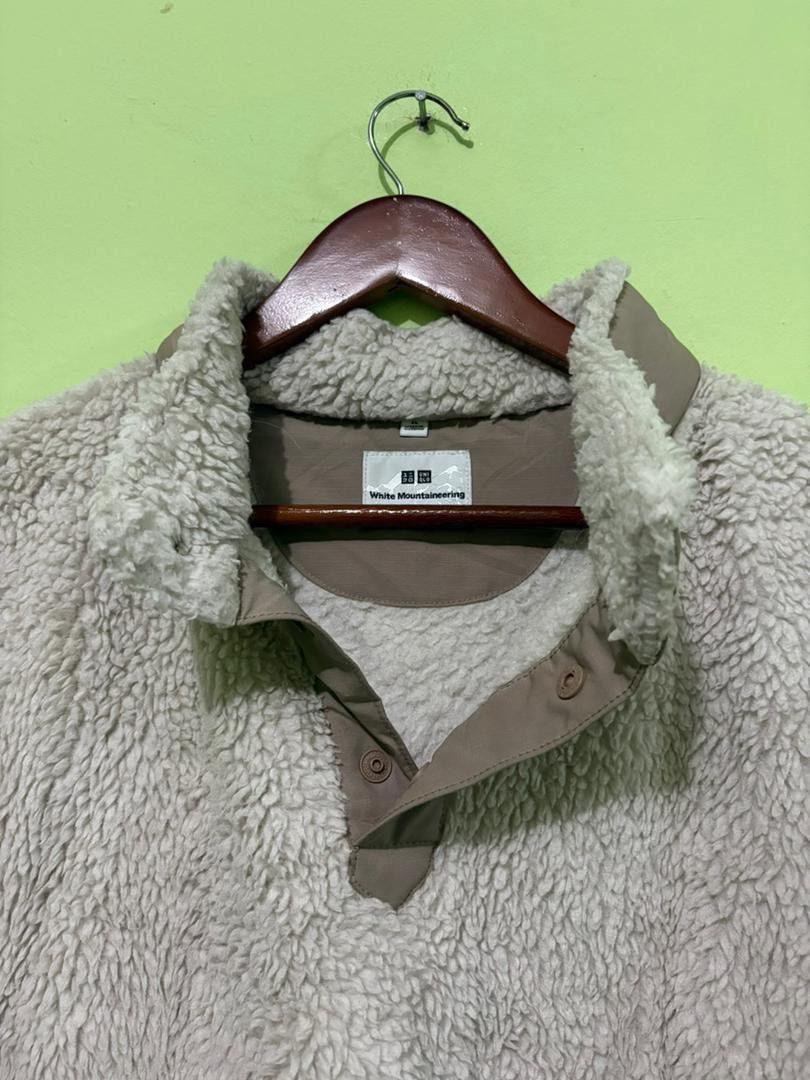 White Mountaineering White Mountaineering X Uniqlo Sherpa Fleece Jacke Size US XL / EU 56 / 4 - 4 Thumbnail