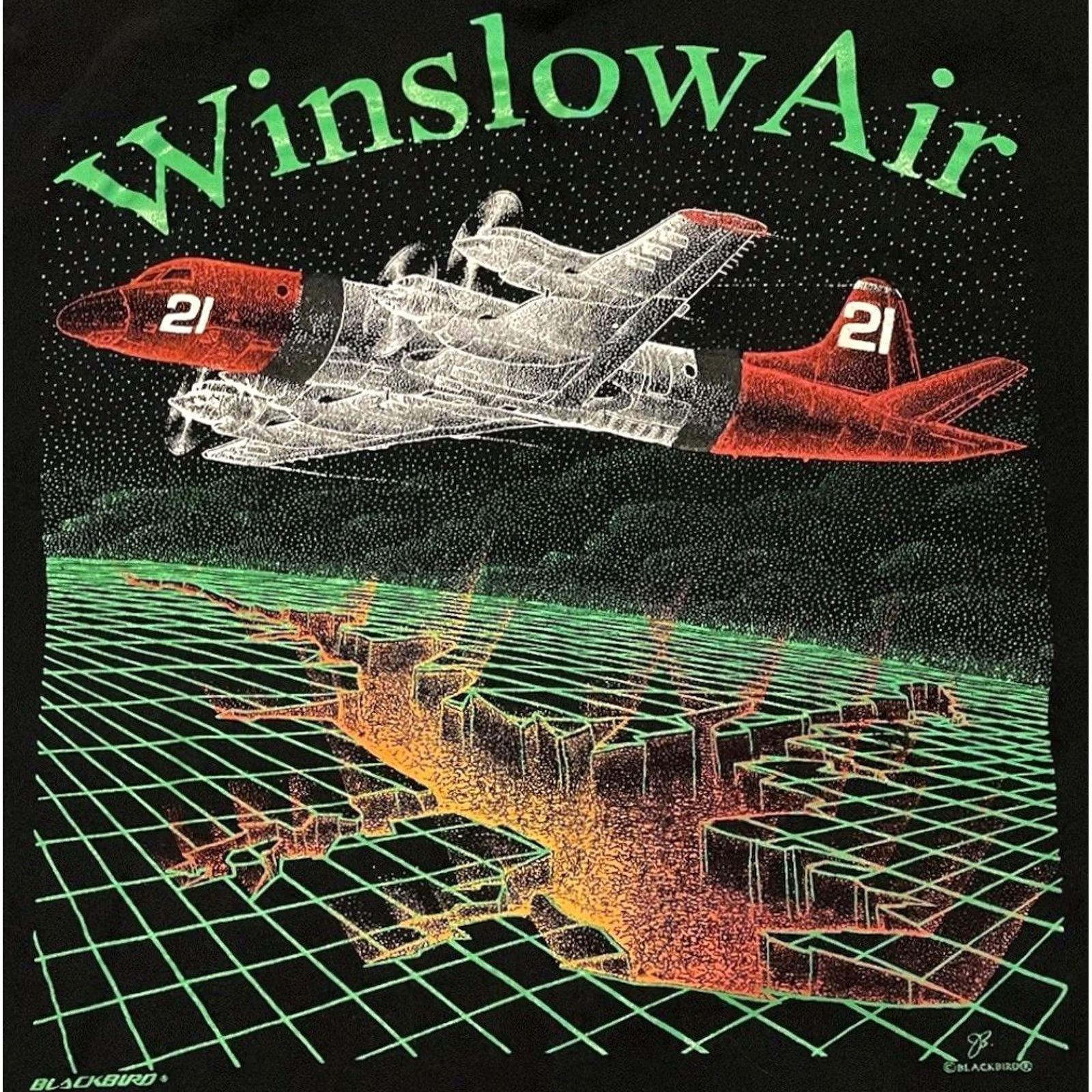 Vintage VINTAGE Winslow Arizona Blackbird Jet Faded Shirt XL Aircraft Army Biker Grunge T-Shirt Mens 90s Distressed Graphic Tee Size US XL / EU 56 / 4 - 3 Thumbnail