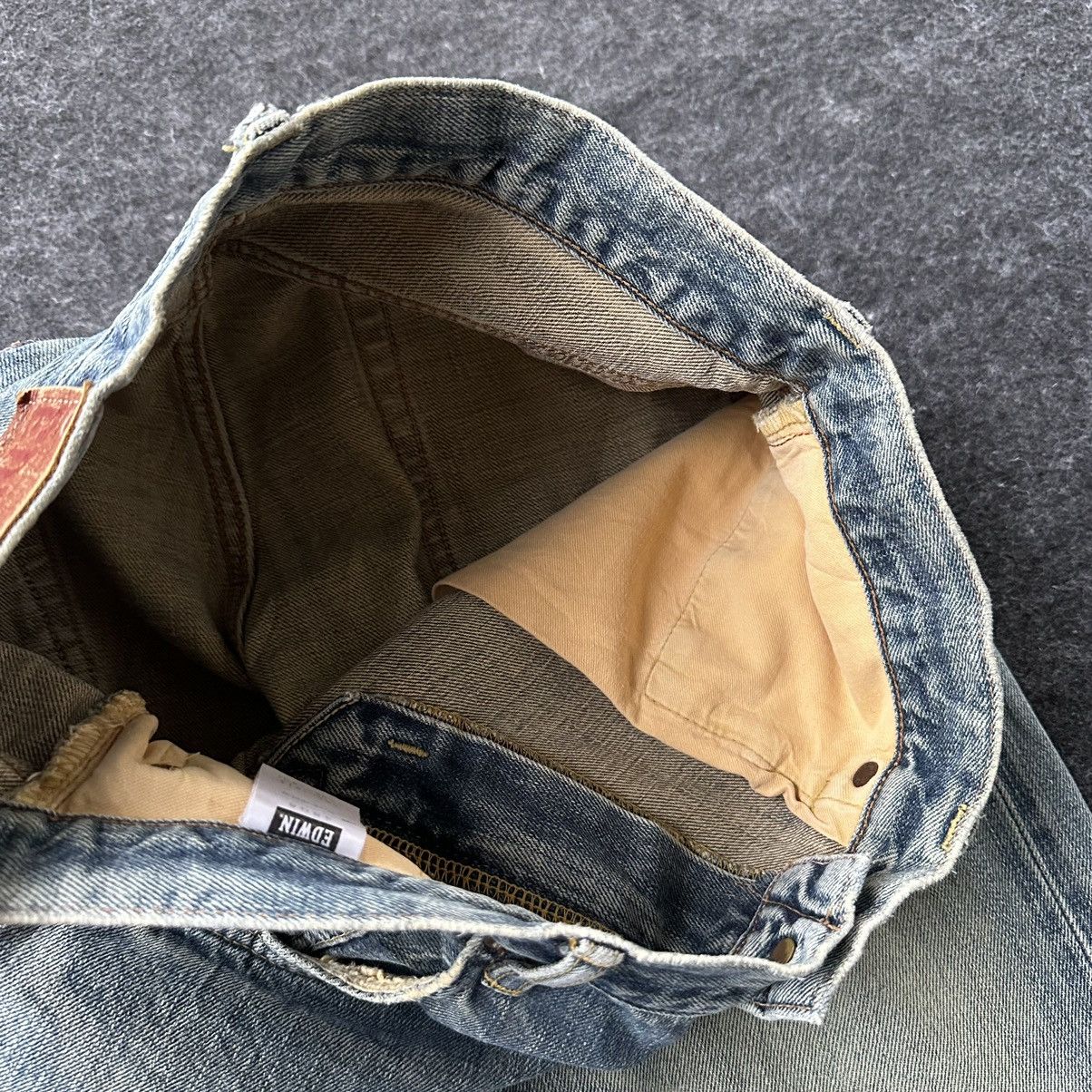 Edwin Edwin 505X Selvedge Washed Denim Made in Japan D662 Size US 30 / EU 46 - 18 Thumbnail
