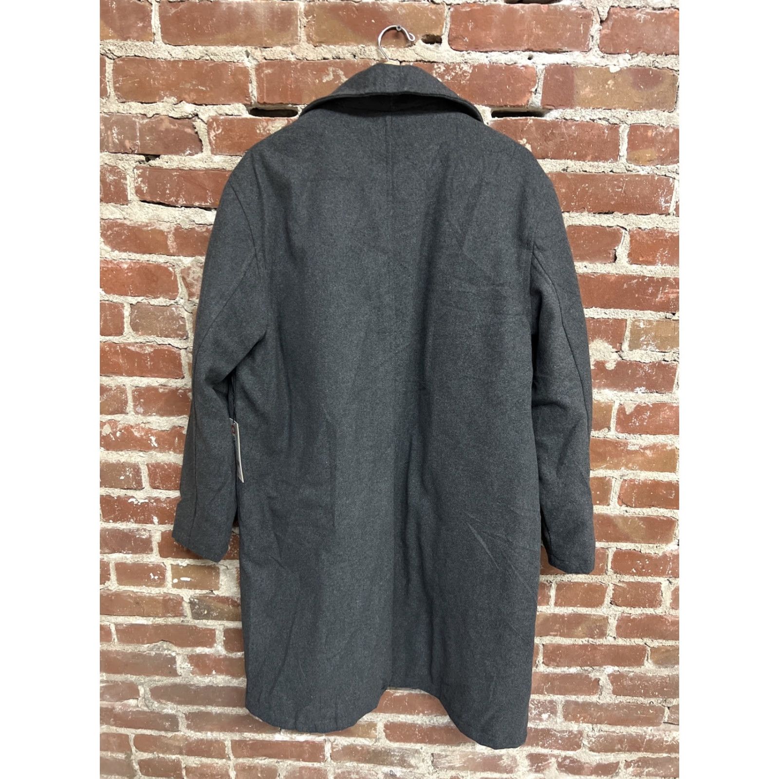 Vintage Alpine Swiss Mens Gray Wool Pea Coat L NWT Coat Mens Gray Wool Pea Coat NWT Size US L / EU 52-54 / 3 - 2 Thumbnail
