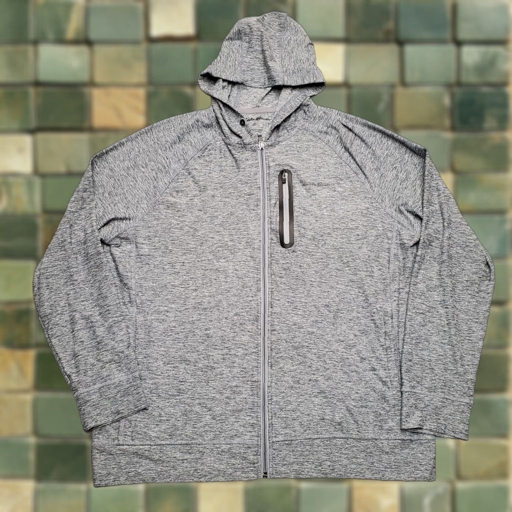 Eddie Bauer Eddie Bauer Hoodie Men L Gray Freedry Performance Stretch Long Sleeve Jacket Size US L / EU 52-54 / 3 - 1 Thumbnail