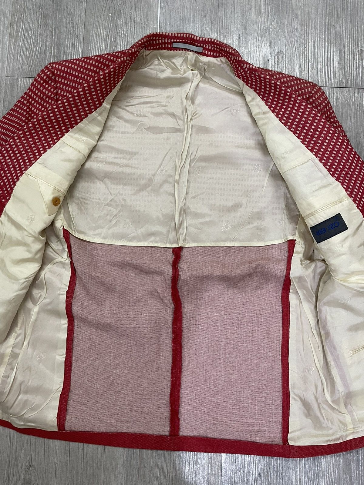 Kenzo Vintage Kenzo Blazer Red Size 52R - 5 Thumbnail