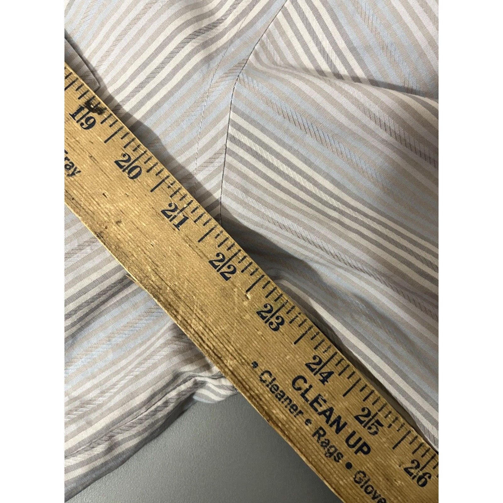 Geoffrey Beene Geoffrey Beene Shirt Striped Button-Up Men’s Long Sleeve 16.5 Multicolor Classic Cotton Blend Size US L / EU 52-54 / 3 - 5 Thumbnail