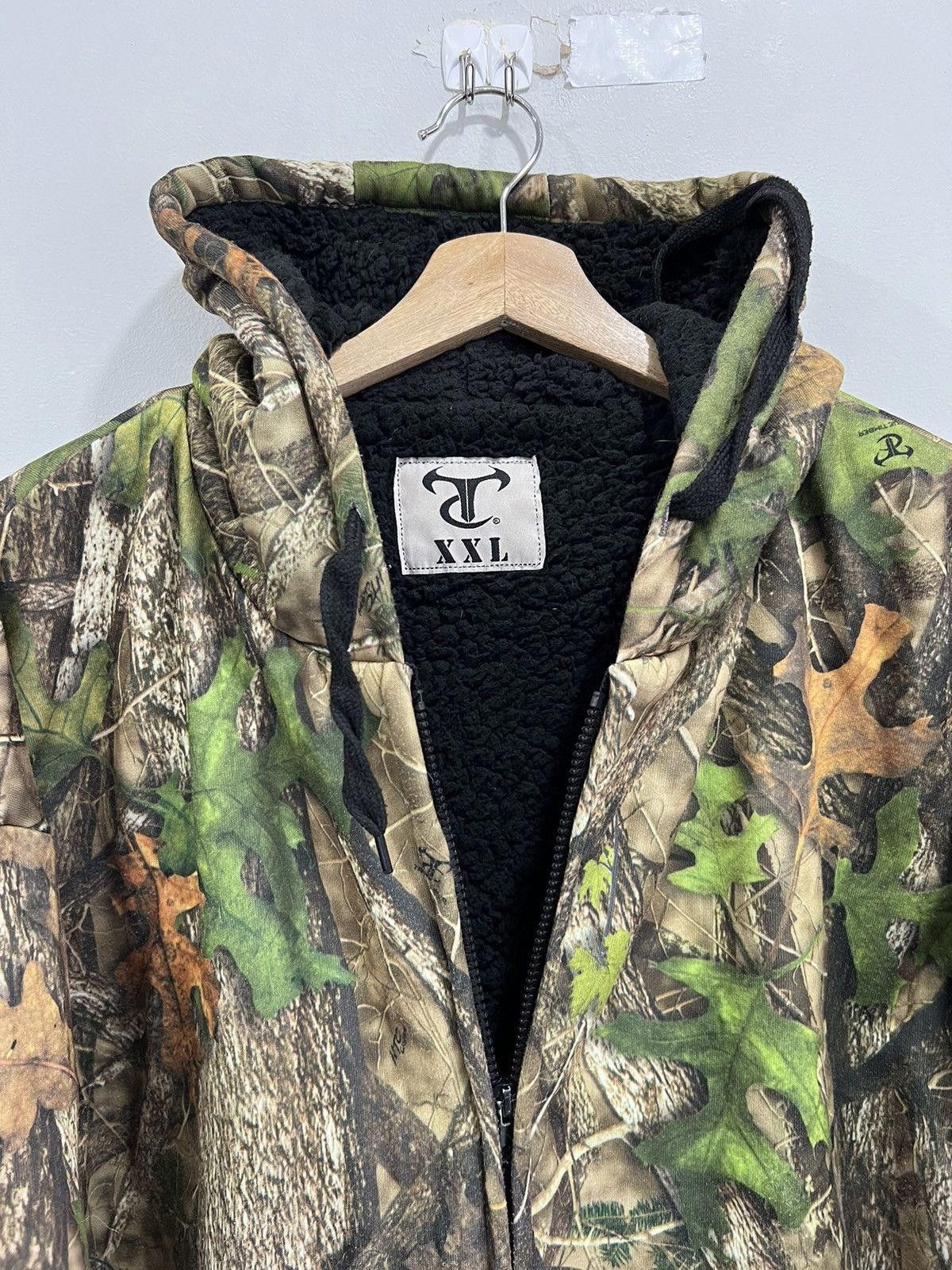 Vintage Vintage Camo Real Tree Hooded Sherpa jacket Size US XXL / EU 58 / 5 - 4 Thumbnail