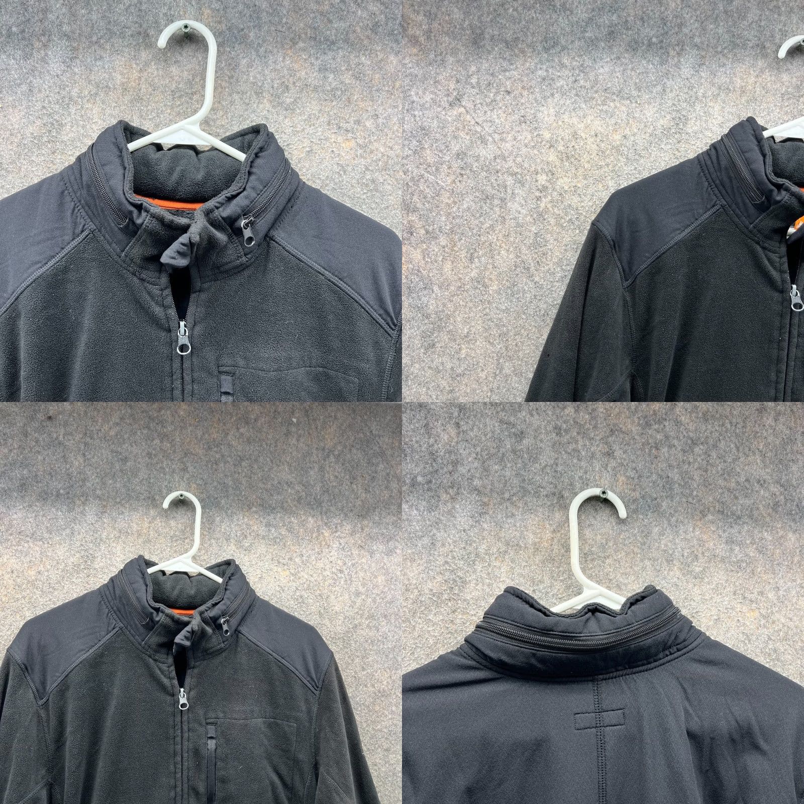 Quiksilver VINTAGE Quiksilver Jacket Mens L Black Full Zip Fleece Sherpa Polyester Y2K Size US L / EU 52-54 / 3 - 8 Thumbnail