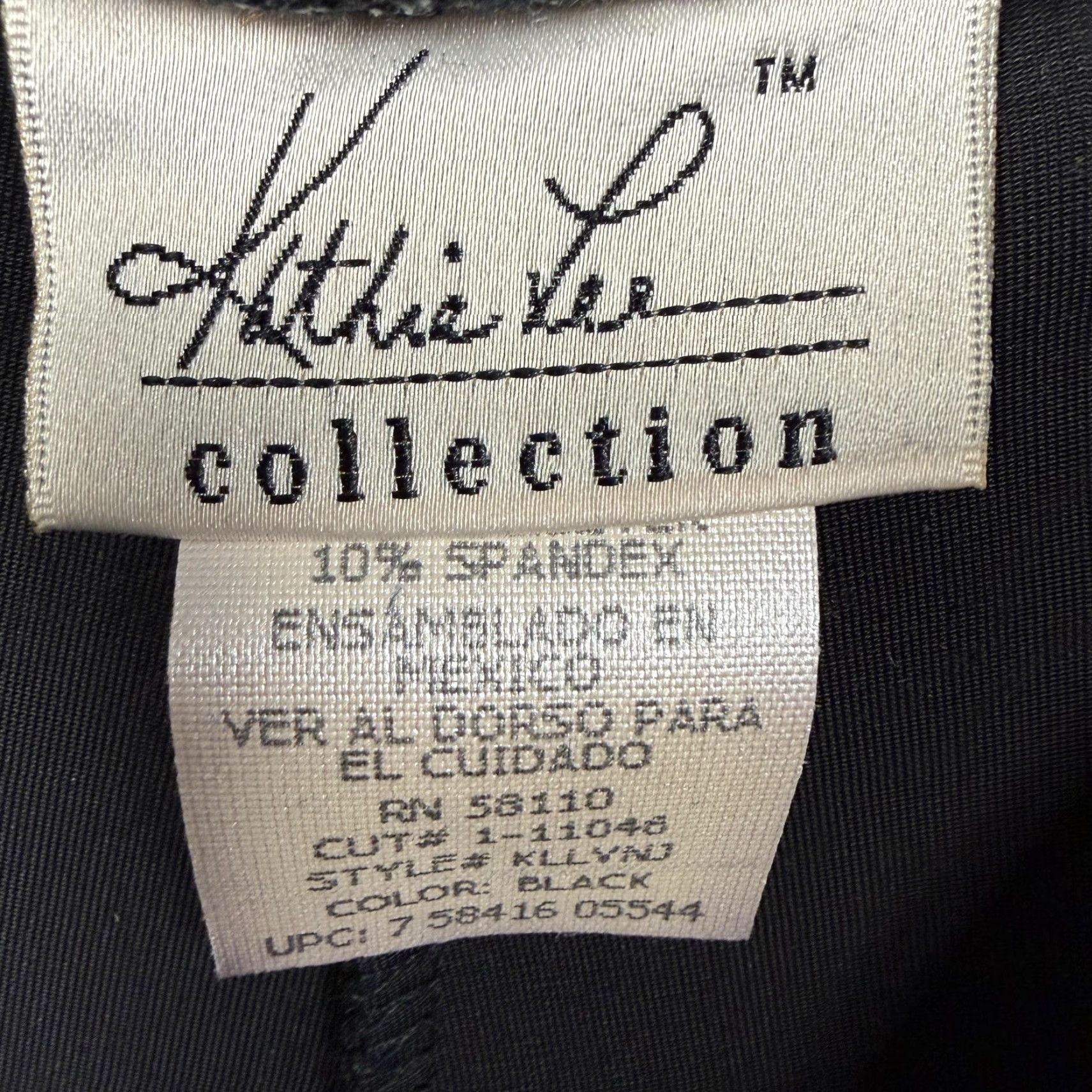 Vintage VINTAGE Kathie Lee Collection Velvet Pants Black M Women Dress Pants Pull On Elastic Waist 31x29 Straight Leg Size 32" / US 10 / IT 46 - 7 Thumbnail