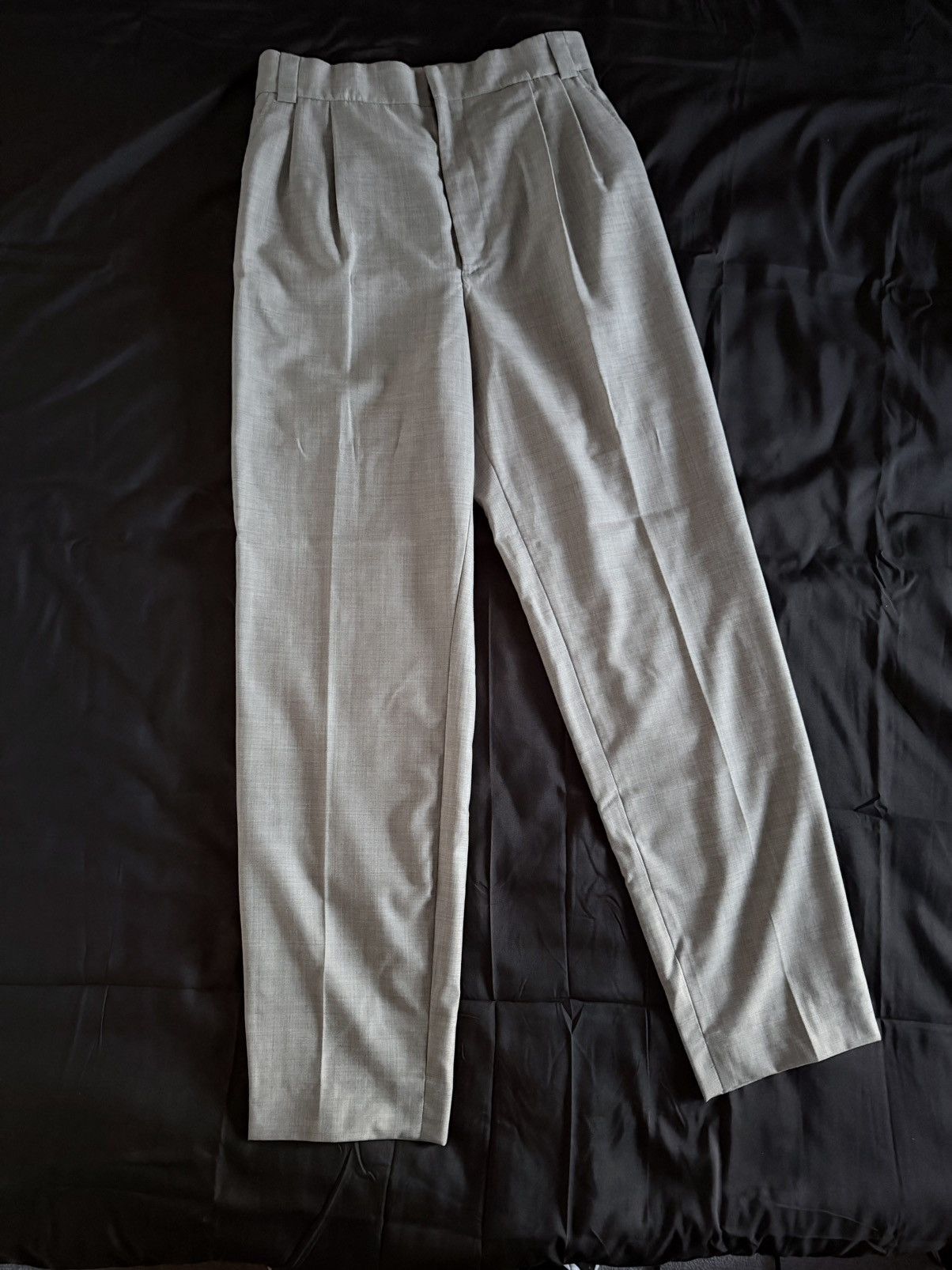 Fear of God Fear Of God Eternal Wide Leg Wool Trousers IT52 Grey Beige Size US 34 / EU 50 - 1 Thumbnail