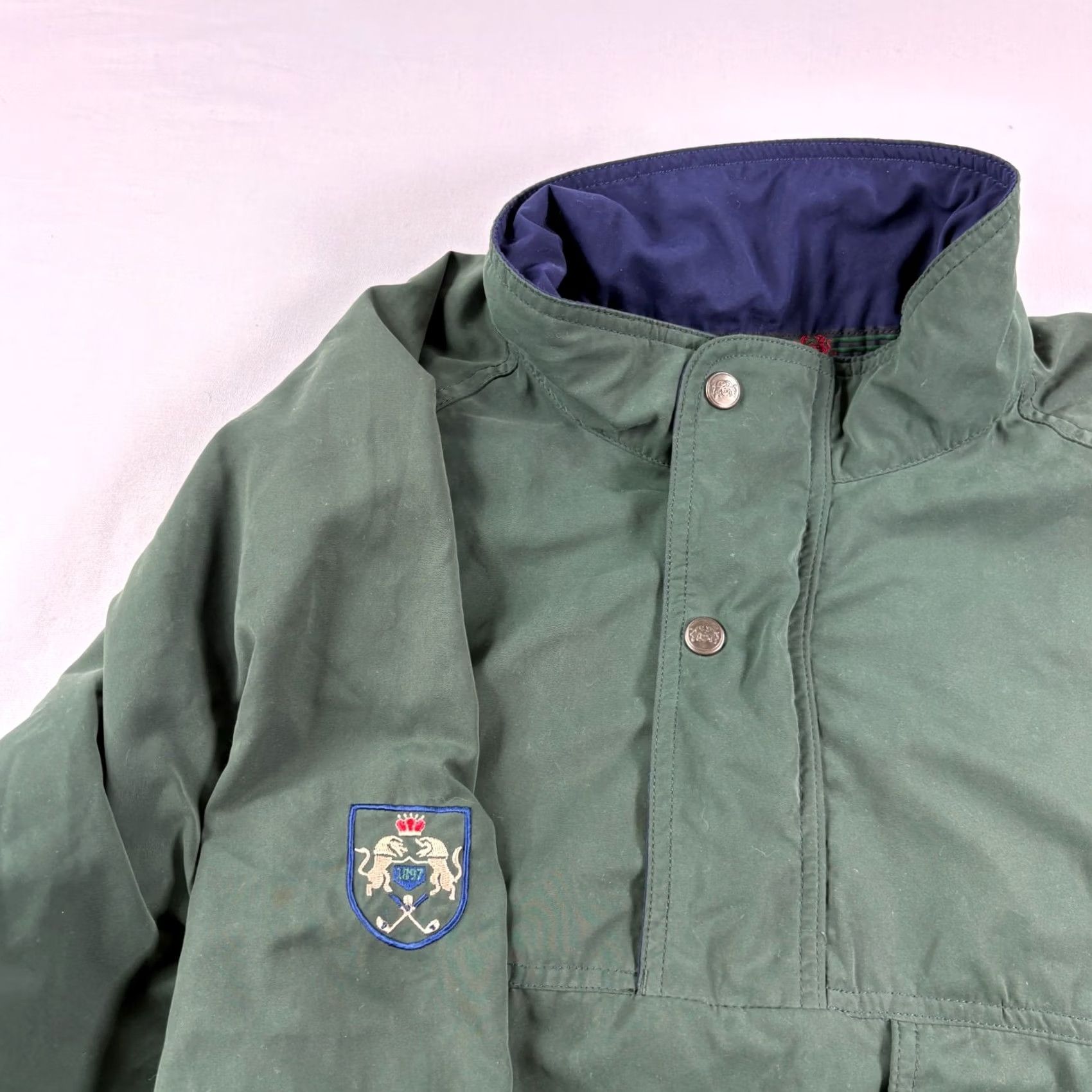 Vintage VINTAGE Tourney Jacket Mens XL Green Waterproof Windbreaker Golf Full Zip 90s Size US XL / EU 56 / 4 - 4 Thumbnail