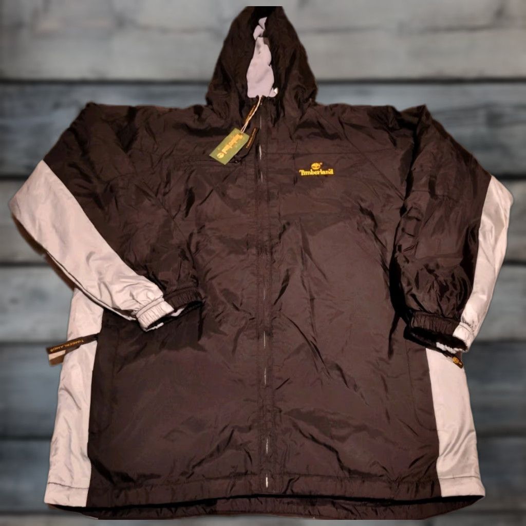 Timberland Timberland Weathergear Full Zip Hooded Jacket L Nylon Waterproof Black Parka Casual Winter Men L Size US L / EU 52-54 / 3 - 1 Thumbnail