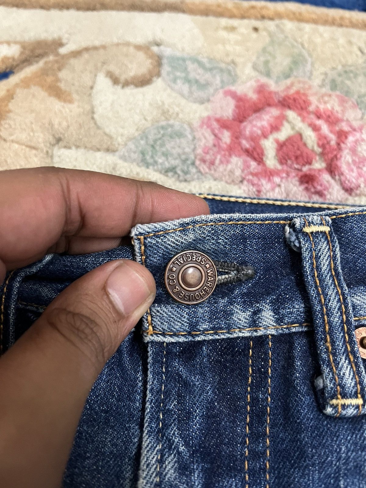 POST ARCHIVE FACTION (PAF) × Warehouse & Co. Vintage Warehouse&Co Flare Denim Size US 27 - 6 Thumbnail