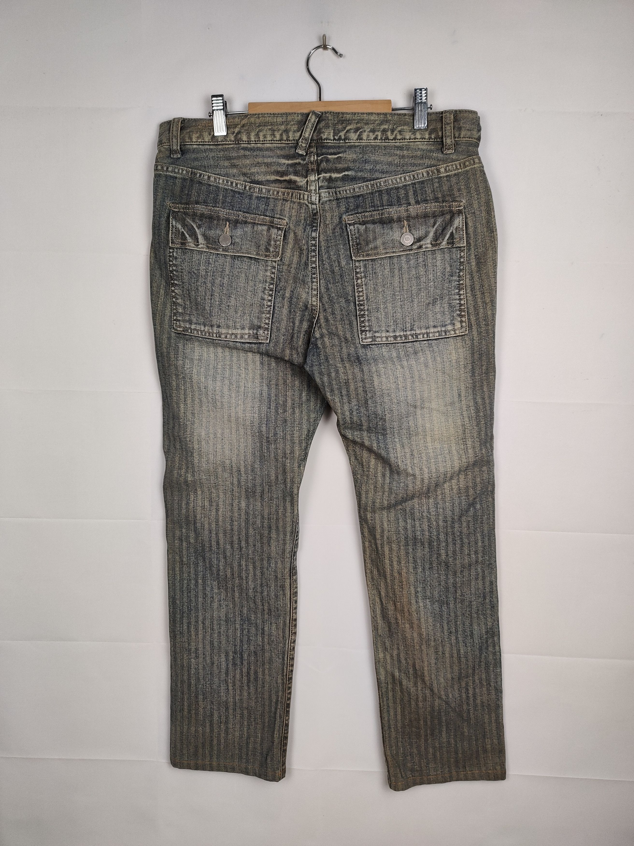 Japanese Brand × RAGEBLUE × Vintage Vintage Rageblue Hickory Denim Bush Pant Size US 32 / EU 48 - 4 Thumbnail