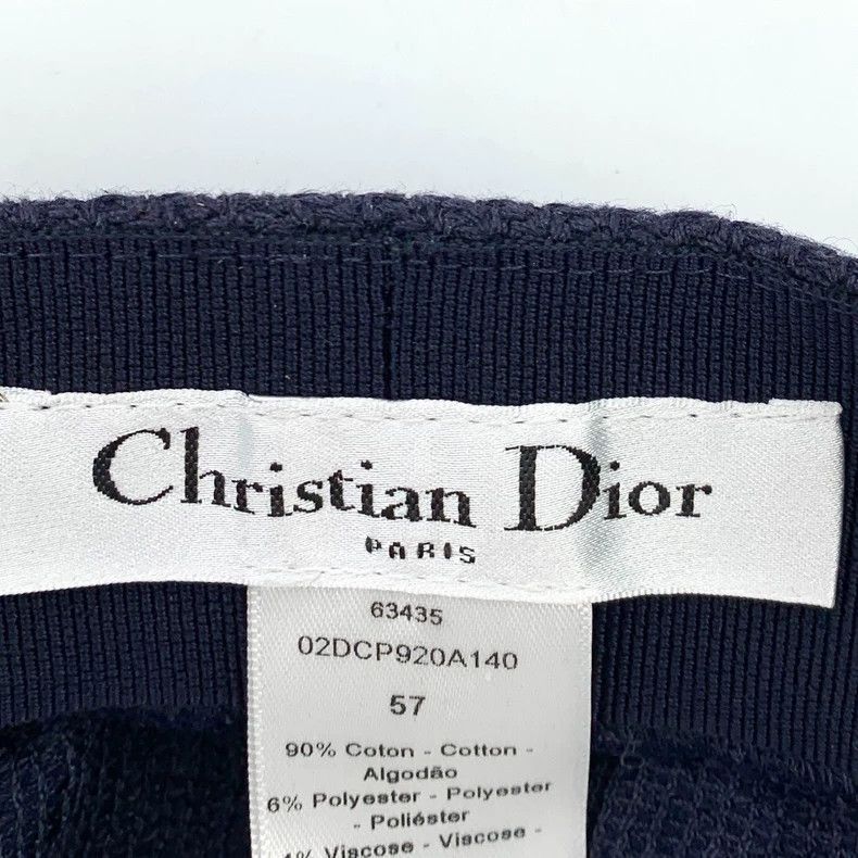 Dior Dior Dark blue logo letter embroidery cotton casual newspa Size ONE SIZE - 8 Thumbnail