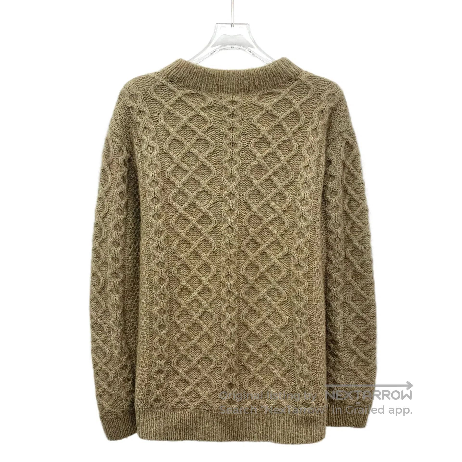 M+Rc Noir Noli Brown Knit Round Neck Long-Sleeve Sweater| Size US S / EU 44-46 / 1 - 2 Thumbnail