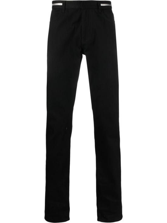 Givenchy GIVENCHY Men Denim Pants BM510S50LS 001 Black Size US 31 - 1 Thumbnail