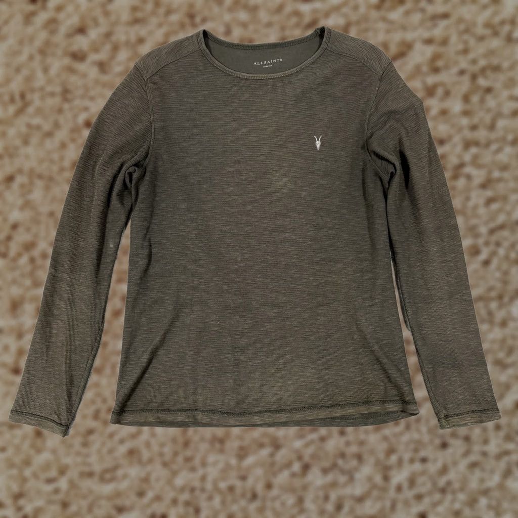 Allsaints AllSaints Sweatshirt Crew Neck Long Sleeve Textured XS Green Mens XS Green Long Sleeve Crew Neck Textured Sweatshirt AllSaints Men XS Green Size US XS / EU 42 / 0 - 1 Thumbnail