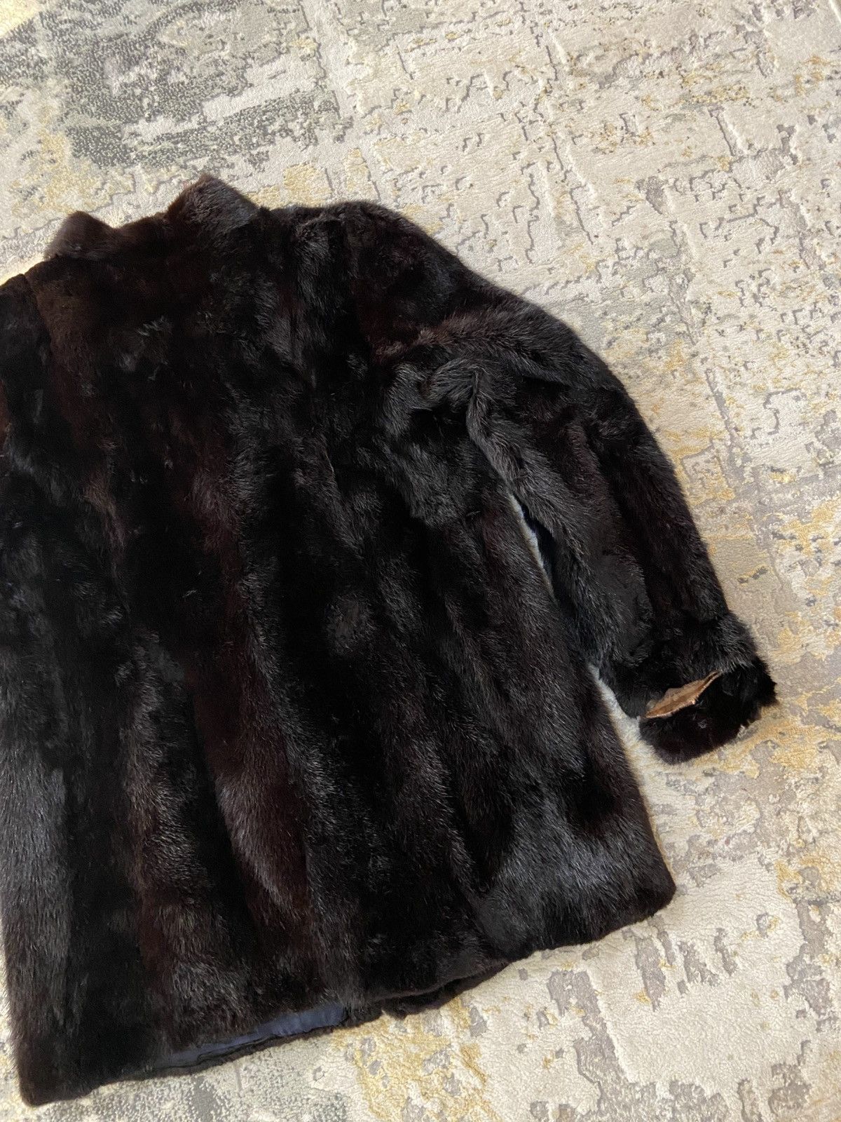 Sagafurs VINTAGE SAGAFOX FUR BLACK MINK SAGA COAT Size L / US 10 / IT 46 - 14 Thumbnail