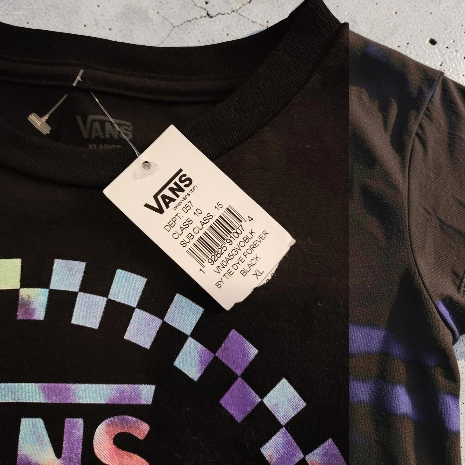 Vans Vans XL Tie-Dye Forever Black Tee Size ONE SIZE - 7 Thumbnail