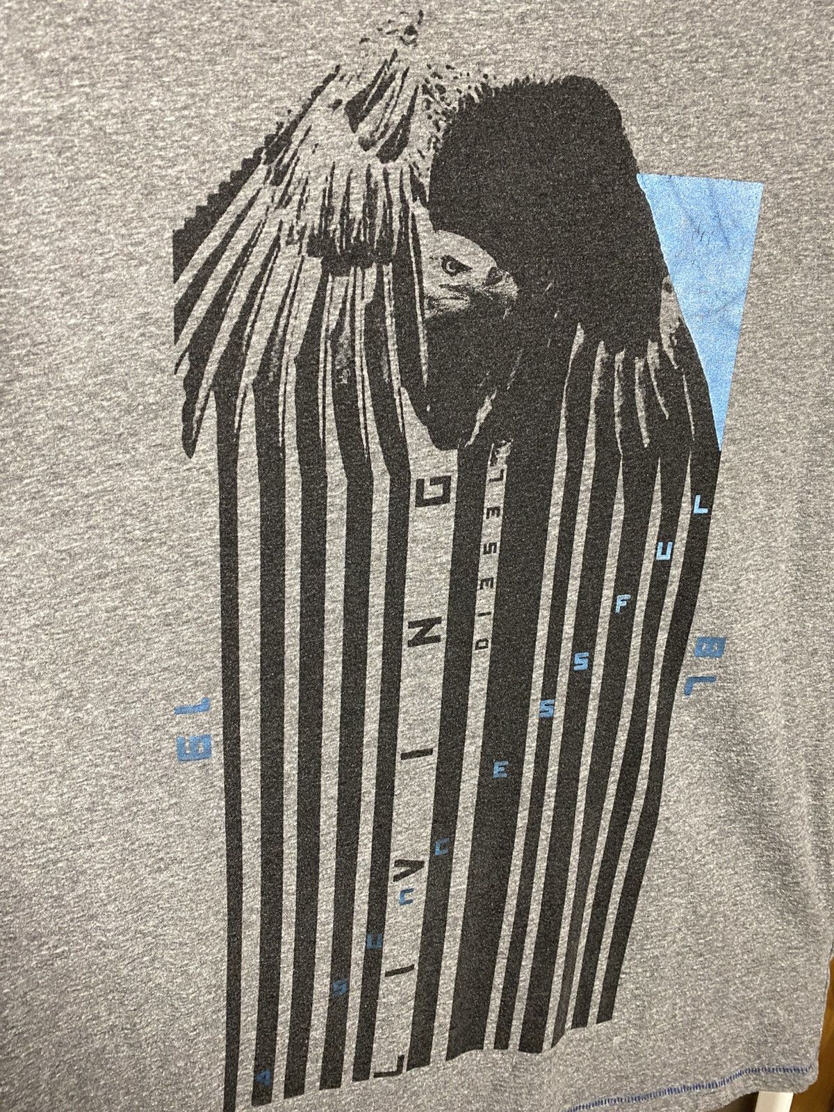 Diesel 🦅T-Shirt Diesel Eagle Reflective Big Logo Tee🦅 Size US XXL / EU 58 / 5 - 2 Thumbnail