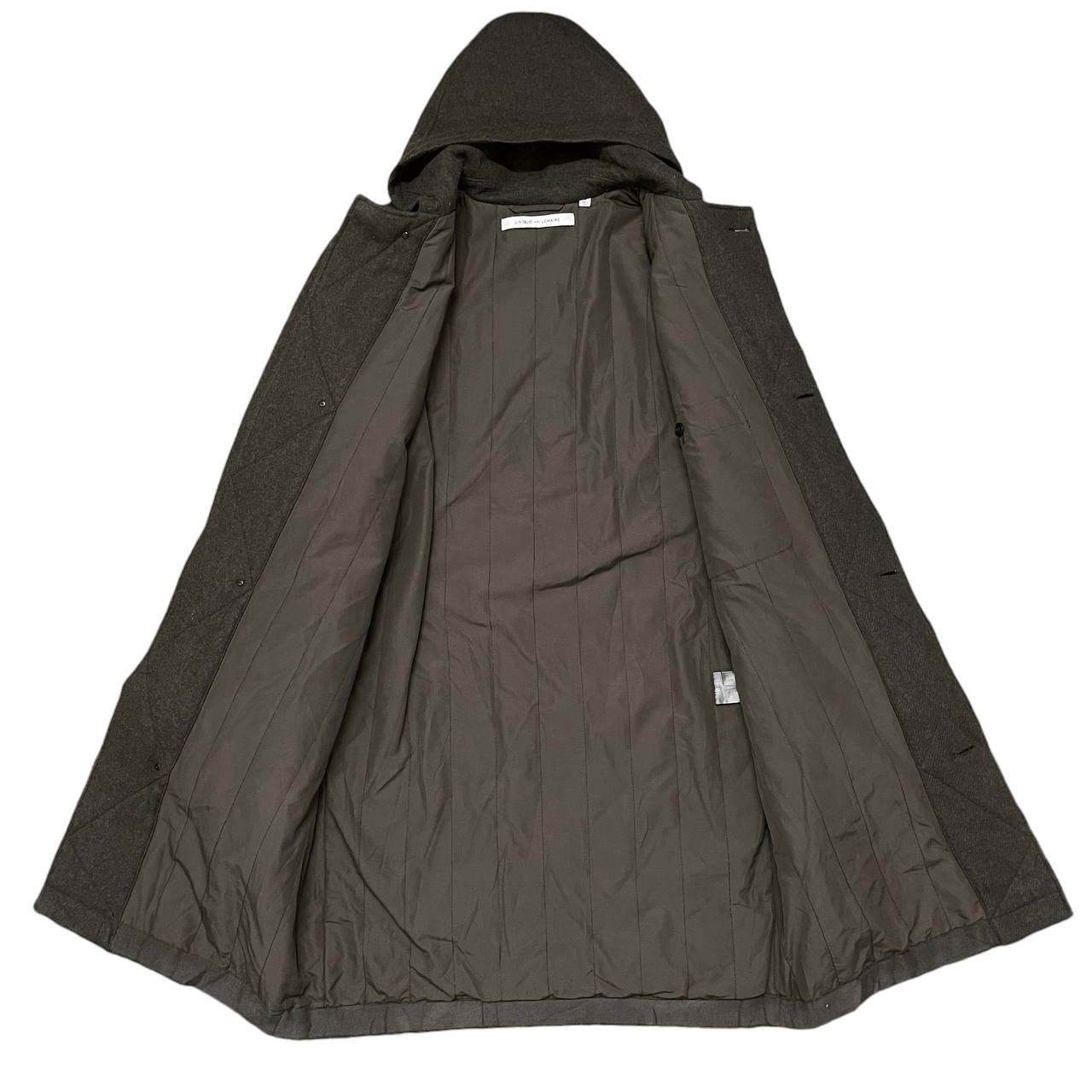 Lemaire × Uniqlo Uniqlo and Lemaire Wool Hooded Long Coat Size US M / EU 48-50 / 2 - 5 Thumbnail