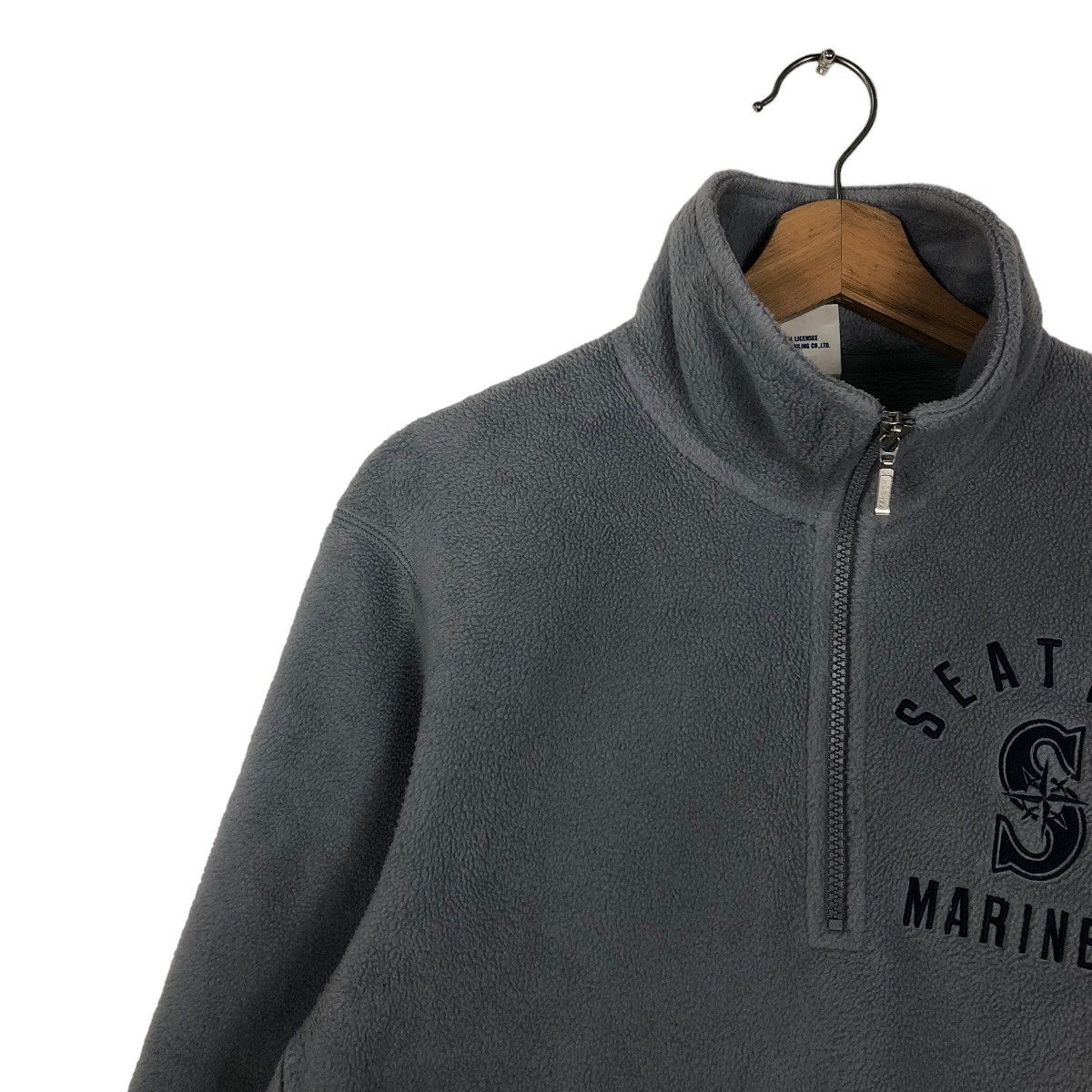 Japanese Brand 🔥90’s Vintage MLB Seatte Marines Fleece Jacket Big Logo Size US M / EU 48-50 / 2 - 7 Thumbnail