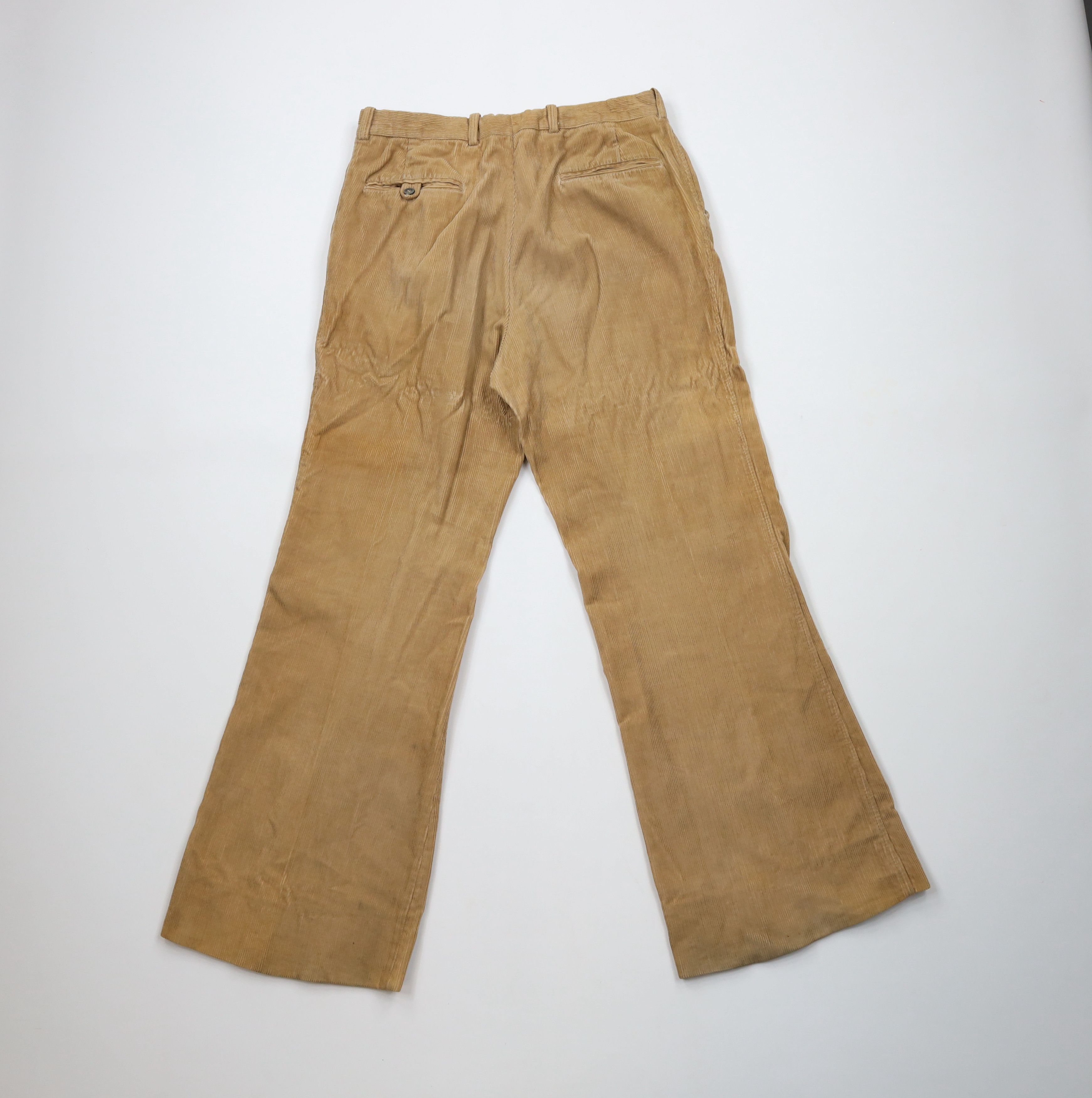 Vintage Vintage 70s Streetwear Wide Leg Bell Bottoms Corduroy Pants Size US 32 / EU 48 - 7 Thumbnail