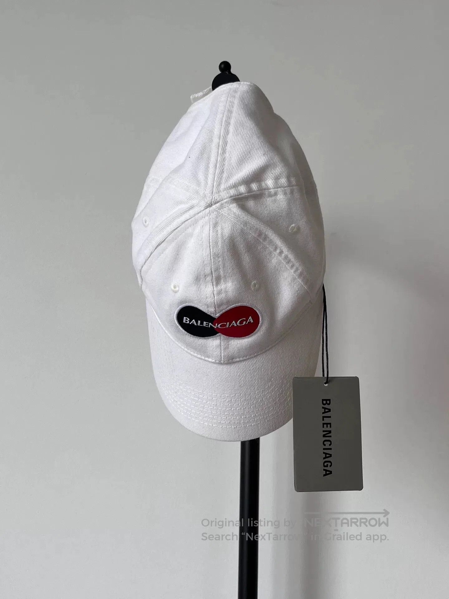 Balenciaga balenciaga embroidered logo cotton duck cap. Size ONE SIZE - 1 Thumbnail