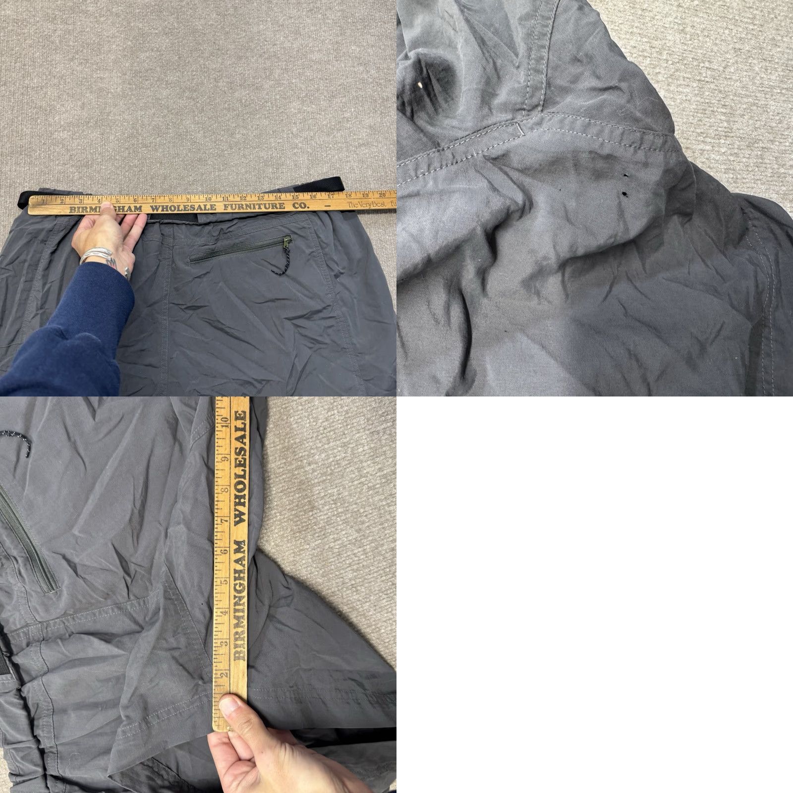 Patagonia Patagonia Cargo Short Mens XL Grey Gi III Pocket Outdoors Casual Travel Size US 31 - 8 Thumbnail