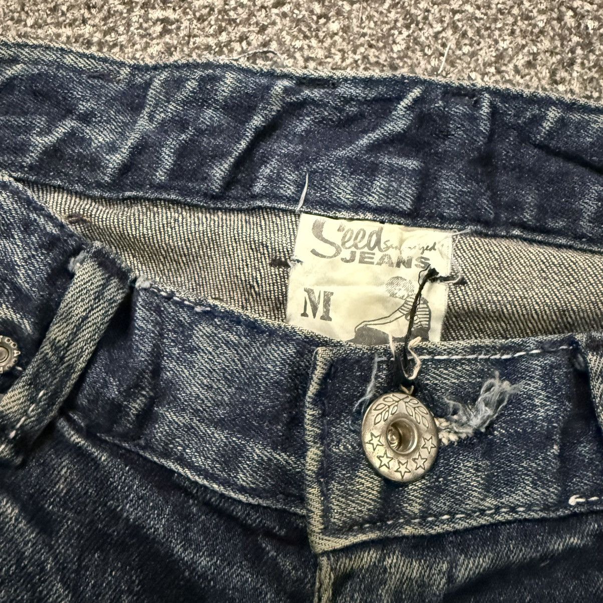 If Six Was Nine Vintage Archival 90s Seed Distressed Trashed Dirty Pants Size US 30 / EU 46 - 11 Thumbnail