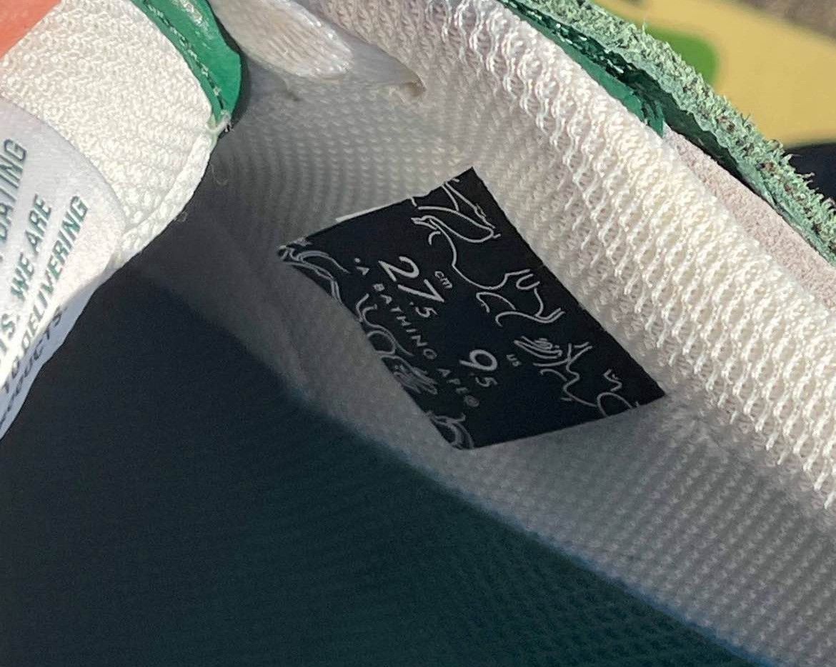Bape Green & Black Sk8sta Size US 9.5 / EU 42-43 - 5 Thumbnail