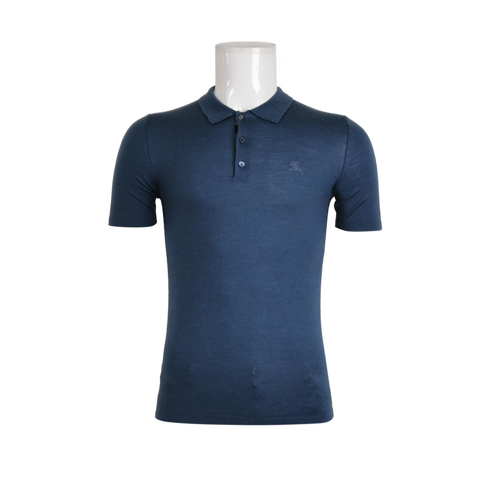 Burberry Burberry Wool Silk Blend Short Sleeve Polo 0079 Size US S / EU 44-46 / 1 - 1 Thumbnail