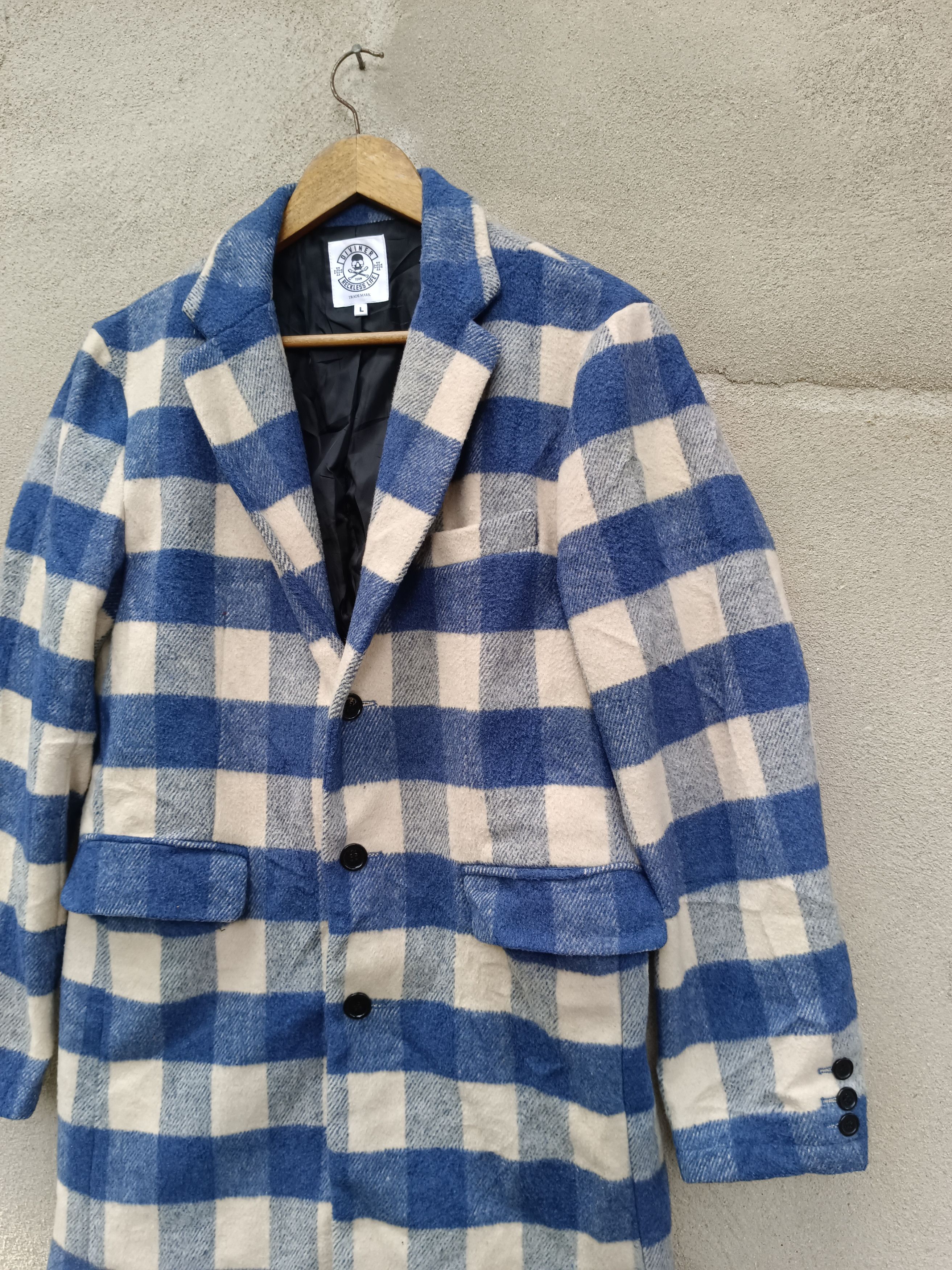 Japanese Brand × Le Grande Bleu (L.G.B.) × Yohji Yamamoto Japanese brand Diviner Reckless Life Long Coat Size US L / EU 52-54 / 3 - 2 Thumbnail