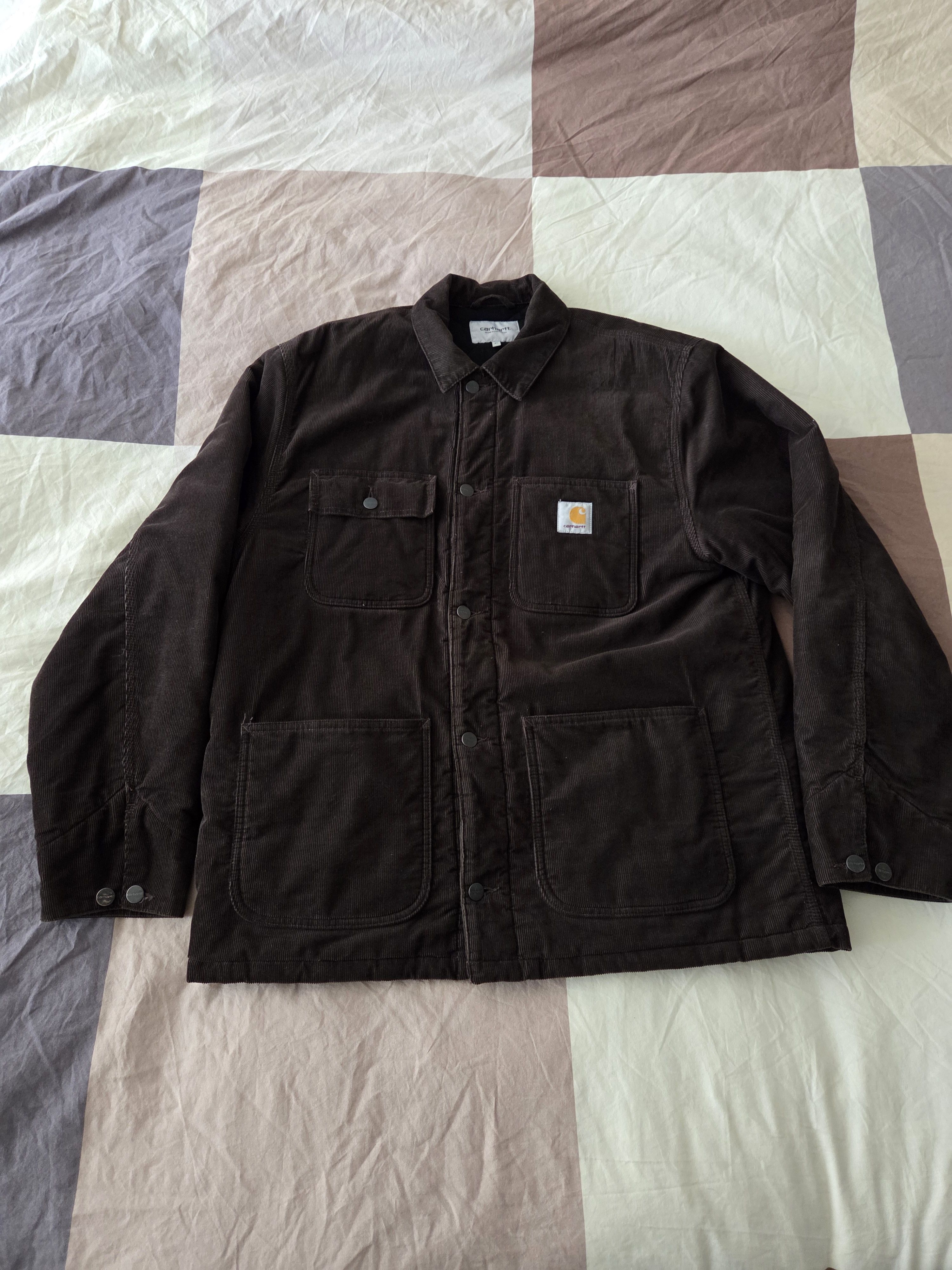 Carhartt Wip Cordoroy chore jacket Size US XL / EU 56 / 4 - 1 Thumbnail