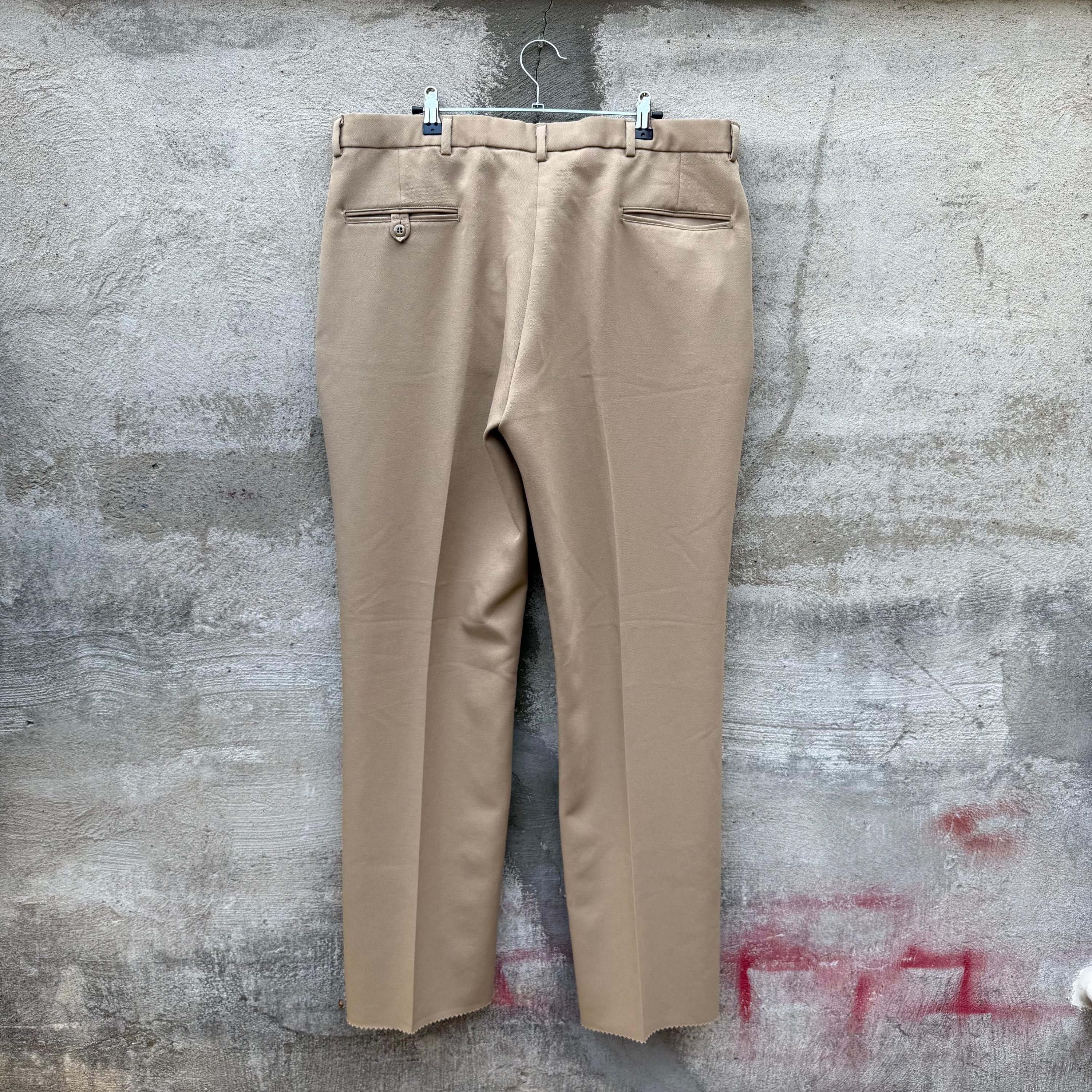 Vintage 70's US Military Blend Khaki Chino Pants Size US 38 / EU 54 - 2 Thumbnail
