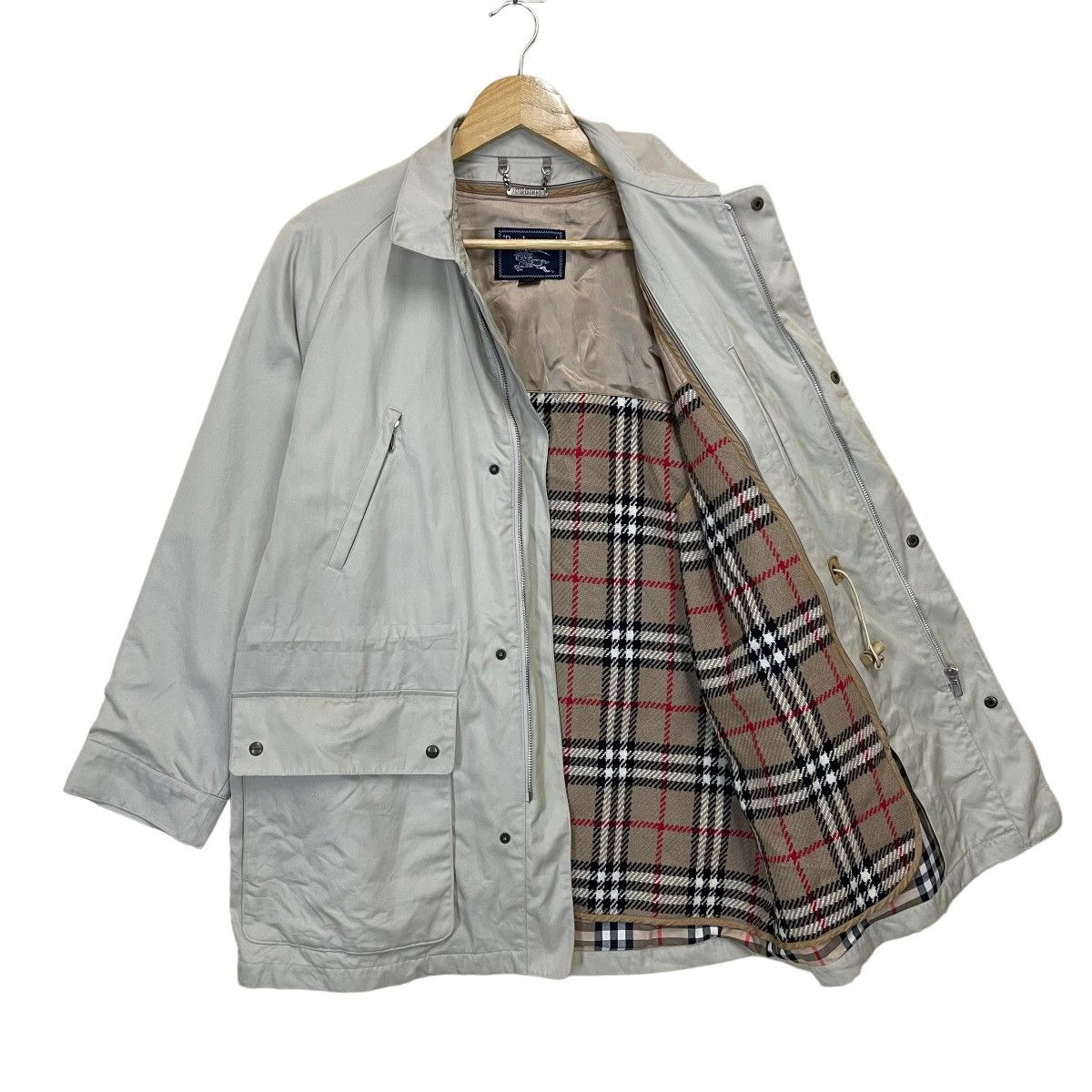 Burberry × Japanese Brand Vintage 90s Burberrys Long Coat Jacket Size US M / EU 48-50 / 2 - 1 Thumbnail
