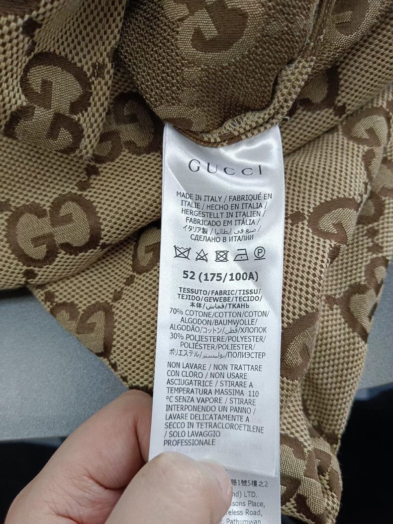 Gucci Gucci Classic GG full-print button jacket 2504-Nextarrow Size US L / EU 52-54 / 3 - 4 Thumbnail