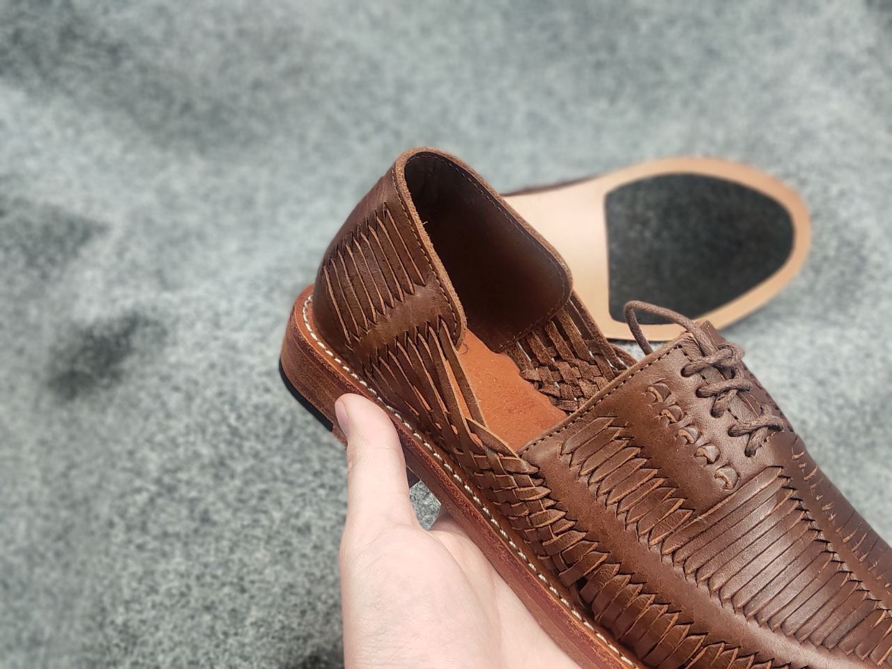 Other Cano Benito Cognac Designer woven leather Casual Shoes Size US 8 / EU 41 - 17 Thumbnail