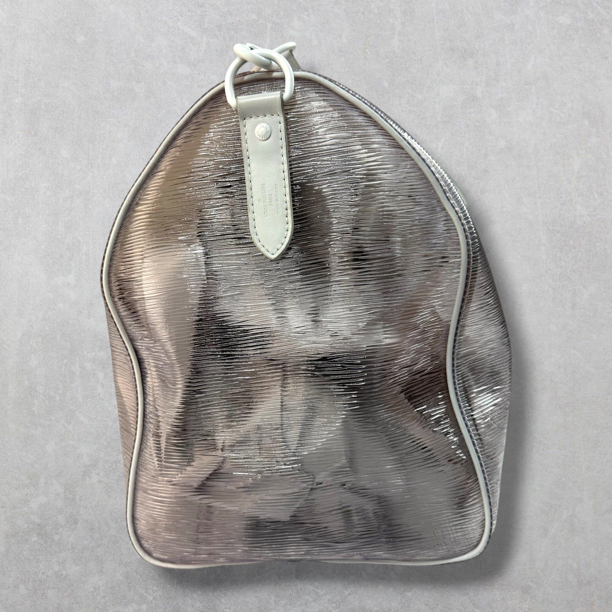 Louis Vuitton Louis Vuitton Wavy Keepall Bandoulière 50 Duffle Bag Size ONE SIZE - 4 Thumbnail