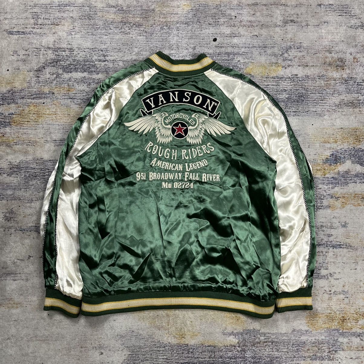 Vanson Leathers Vanson reversible rayon souvenir sukajan jacket Size US XL / EU 56 / 4 - 3 Thumbnail