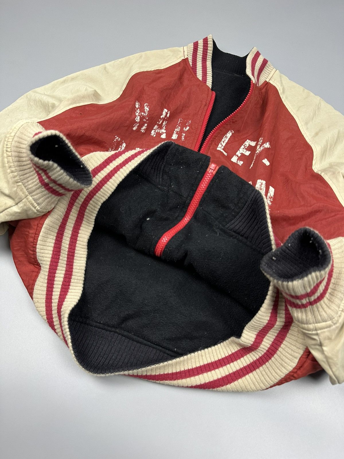 Harley Davidson × Vintage Vintage Harley Davidson Varsity Jacket Size US L / EU 52-54 / 3 - 6 Thumbnail