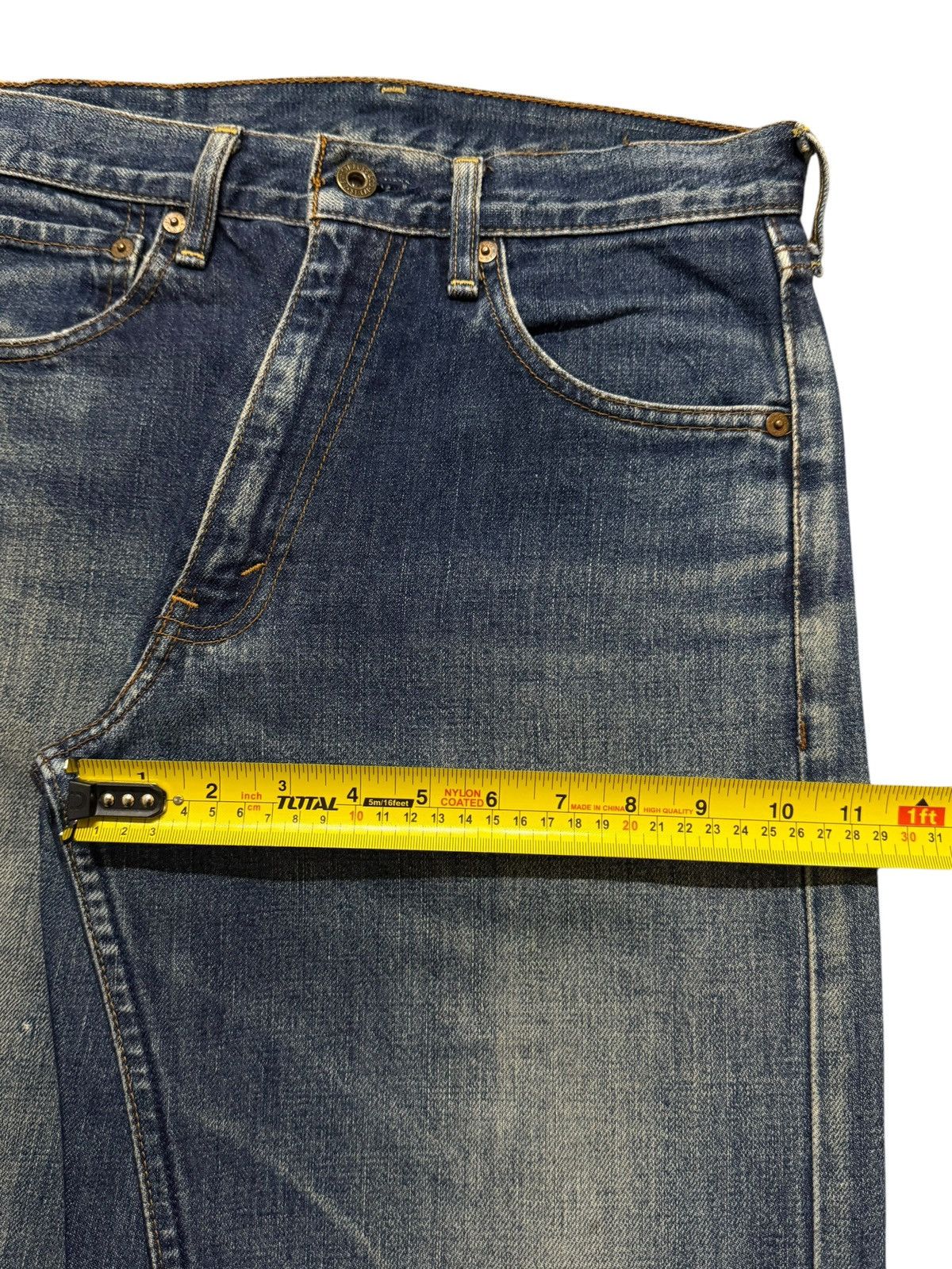 Levi's Vintage 90s Levis 503 Faded Wash Distress Relaxed Wide Leg Size US 30 / EU 46 - 11 Thumbnail