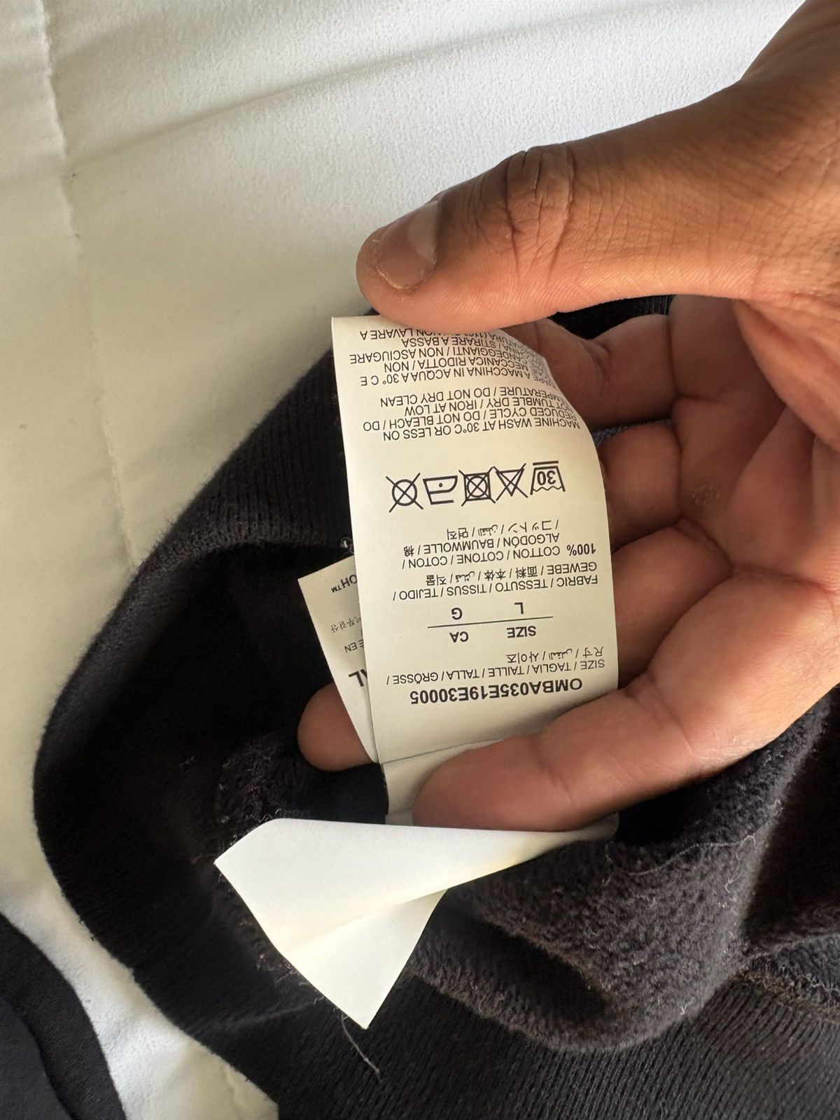 Off-White Offwhite Longsleeve Tee “ Incompiuto “ Size US L / EU 52-54 / 3 - 4 Thumbnail